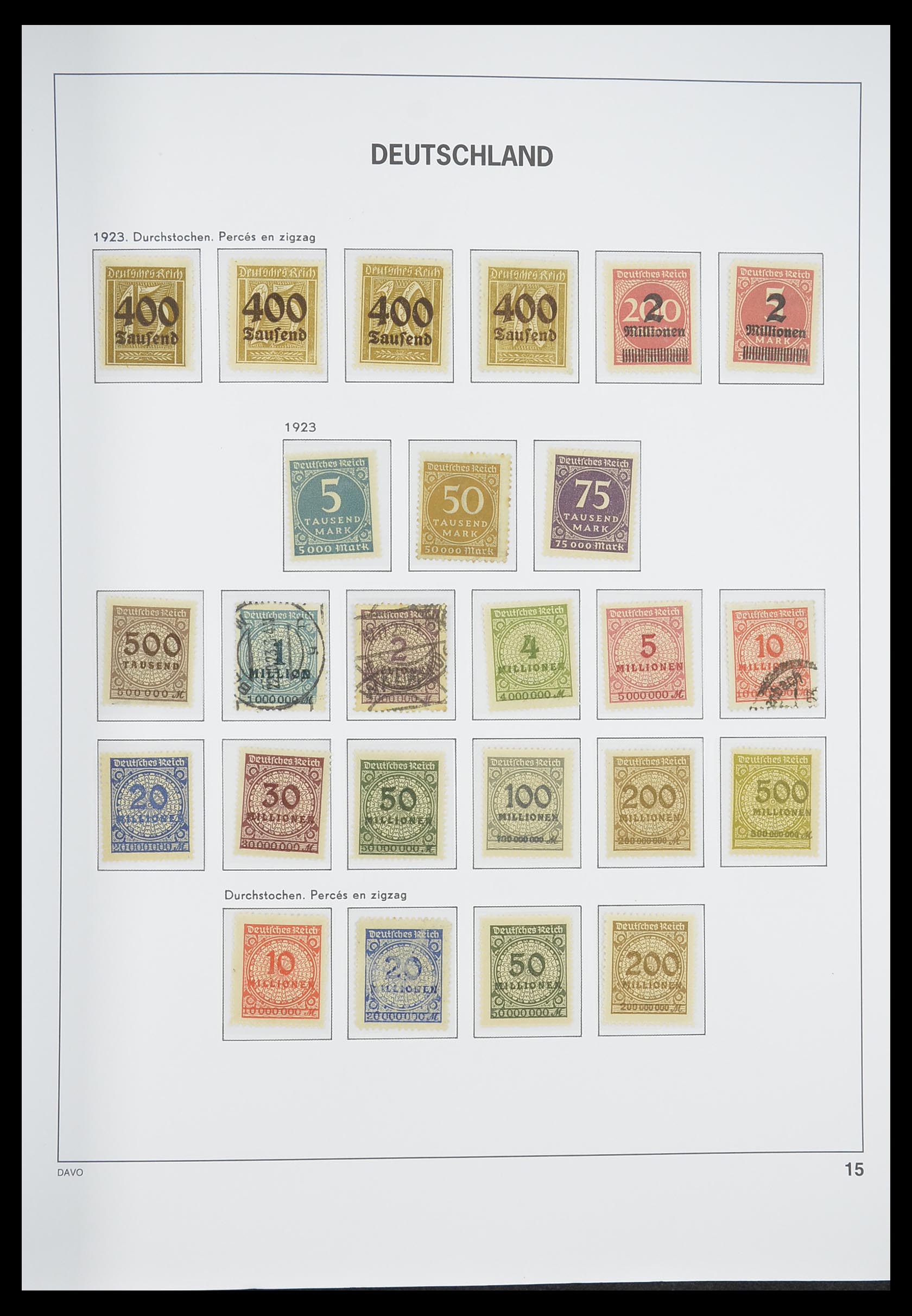 33318 016 - Stamp collection 33318 German Reich 1872-1945.