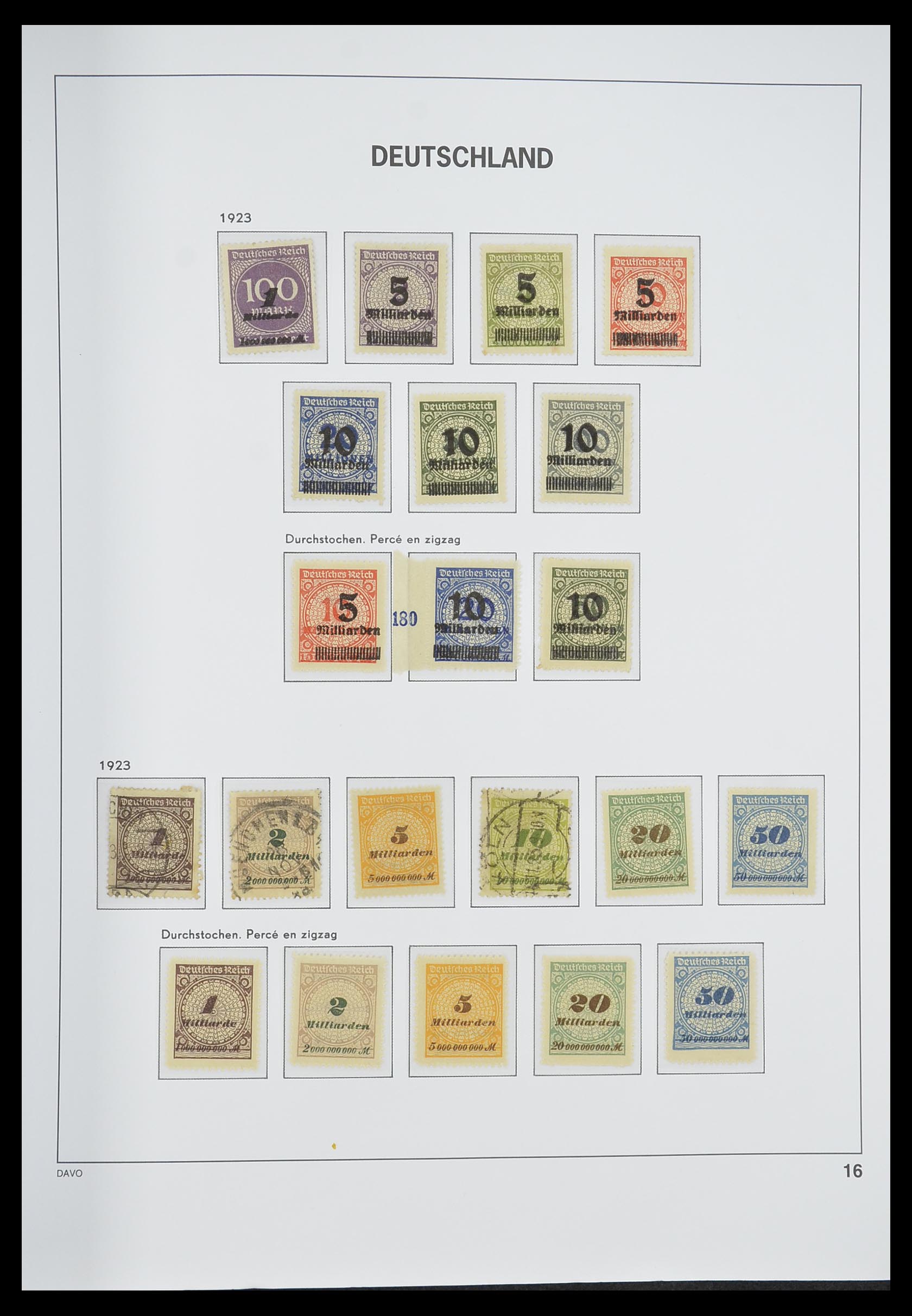 33318 017 - Stamp collection 33318 German Reich 1872-1945.