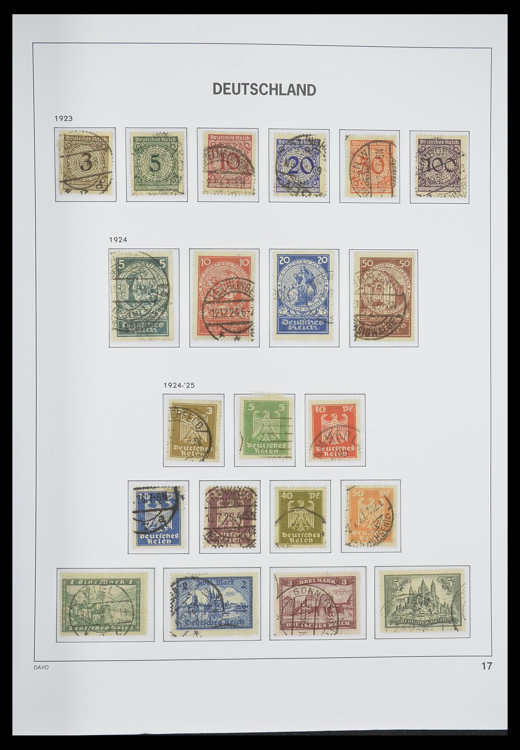 33318 018 - Stamp collection 33318 German Reich 1872-1945.