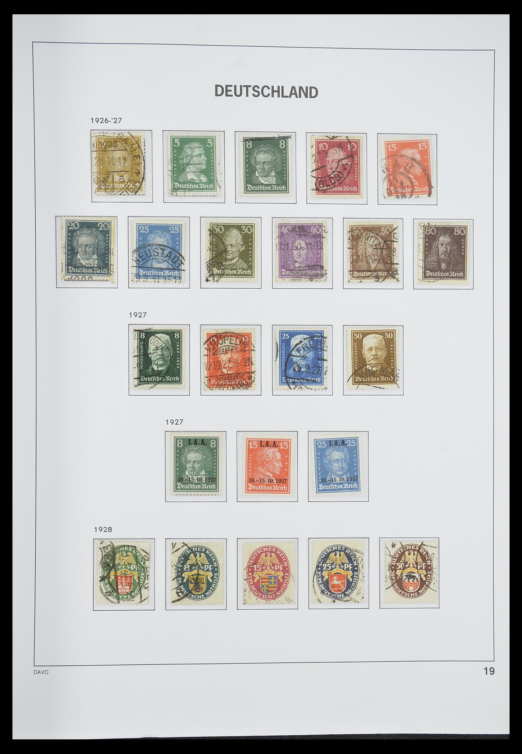 33318 020 - Stamp collection 33318 German Reich 1872-1945.