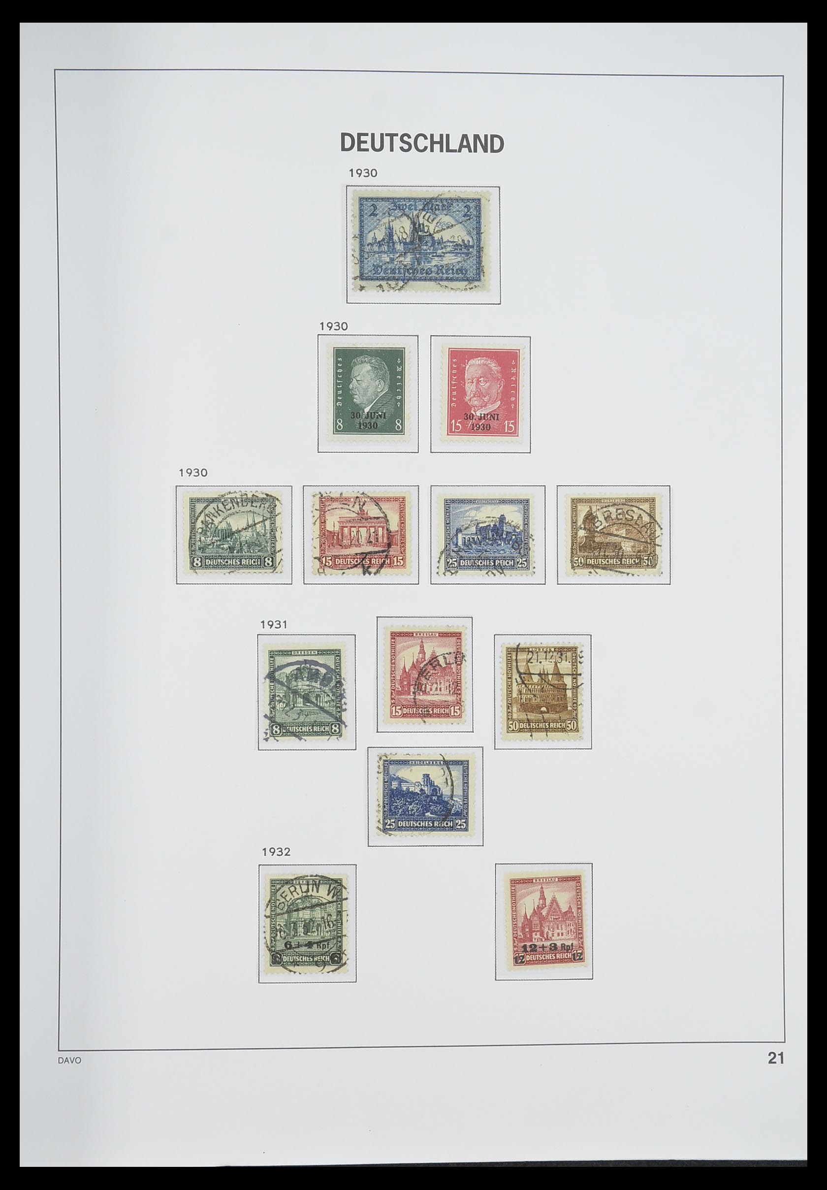33318 023 - Stamp collection 33318 German Reich 1872-1945.