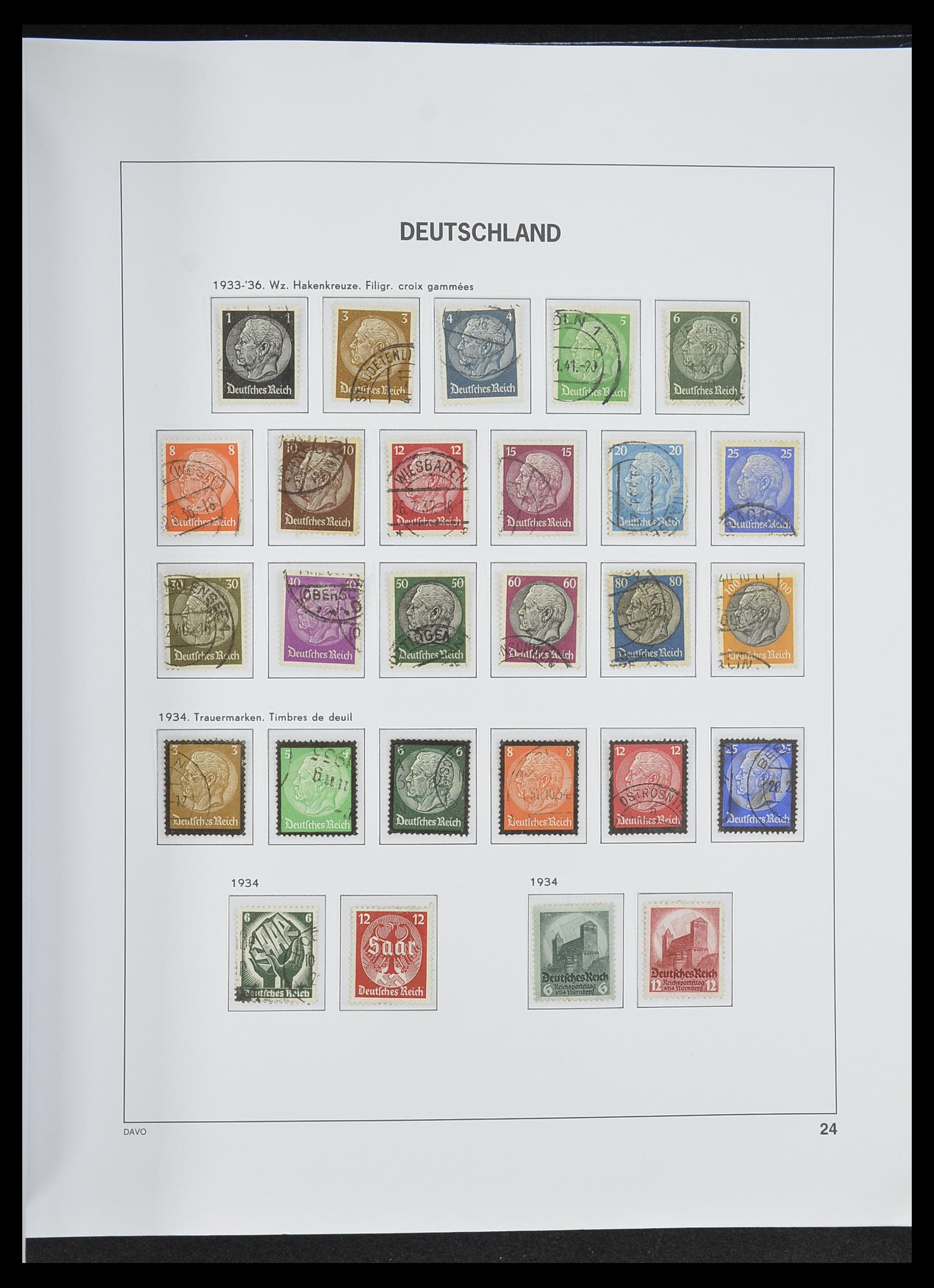 33318 027 - Postzegelverzameling 33318 Duitse Rijk 1872-1945.