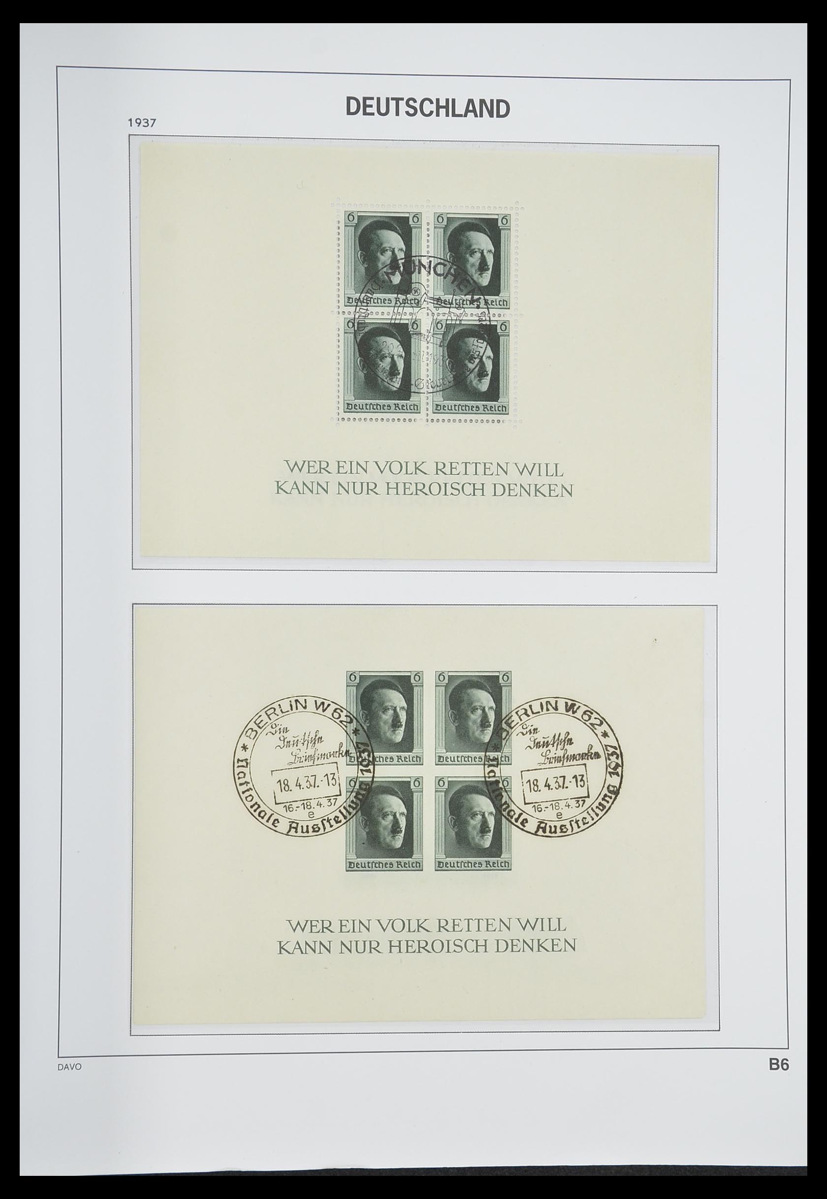 33318 036 - Stamp collection 33318 German Reich 1872-1945.