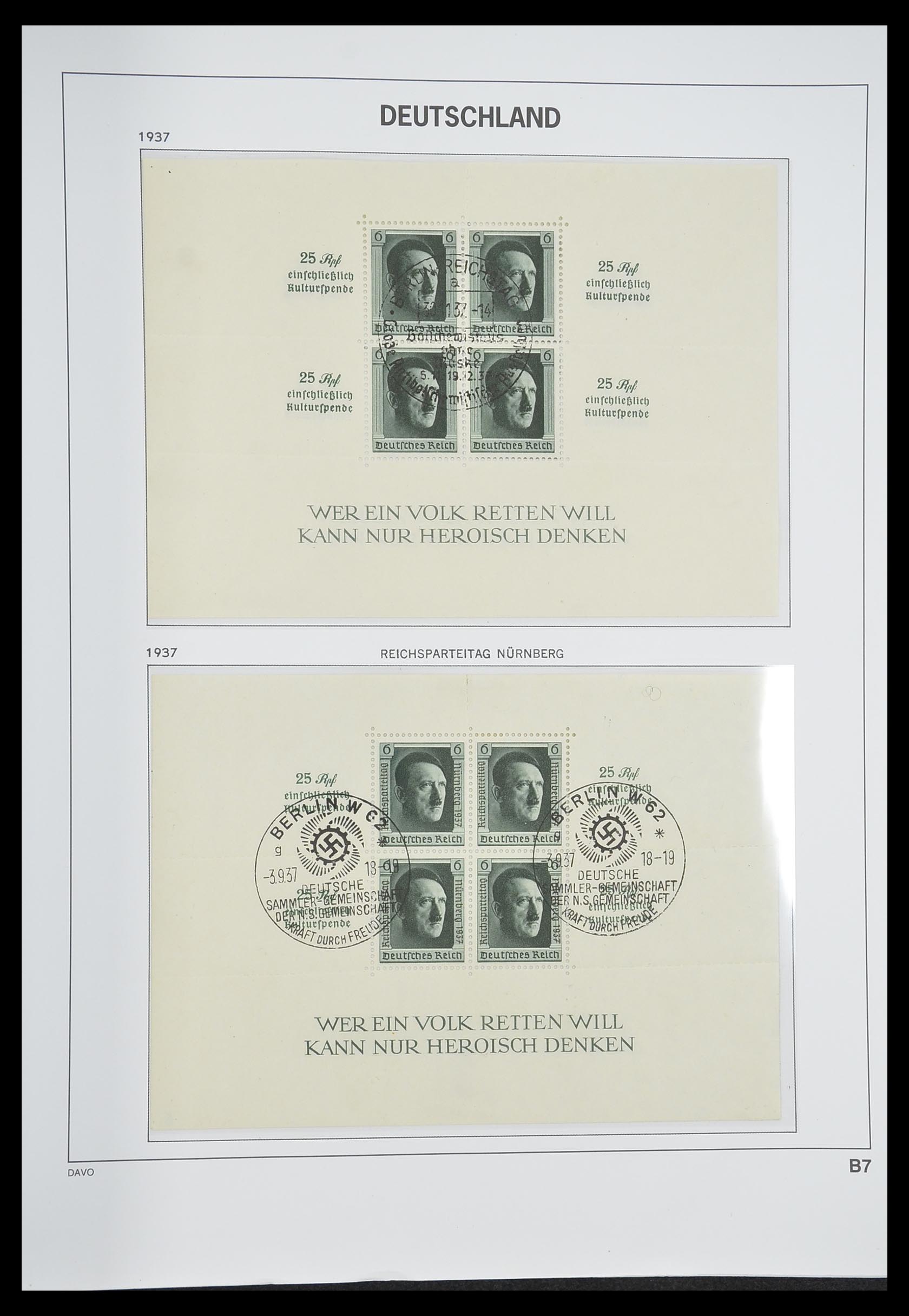 33318 037 - Stamp collection 33318 German Reich 1872-1945.