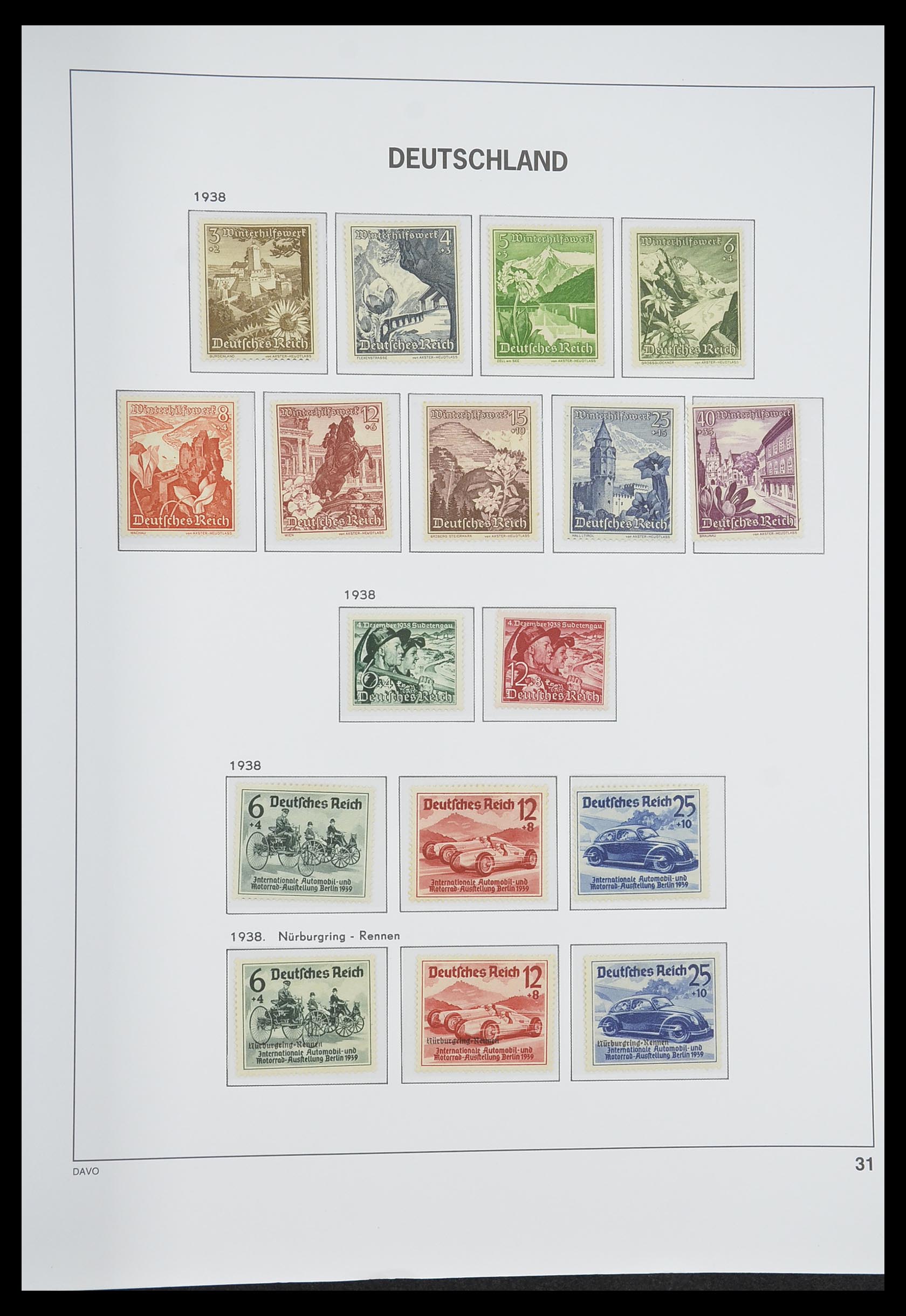 33318 039 - Postzegelverzameling 33318 Duitse Rijk 1872-1945.