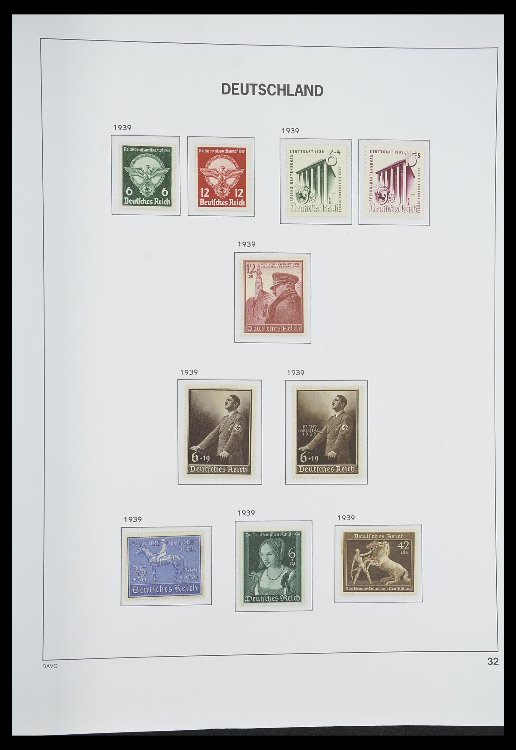 33318 040 - Postzegelverzameling 33318 Duitse Rijk 1872-1945.