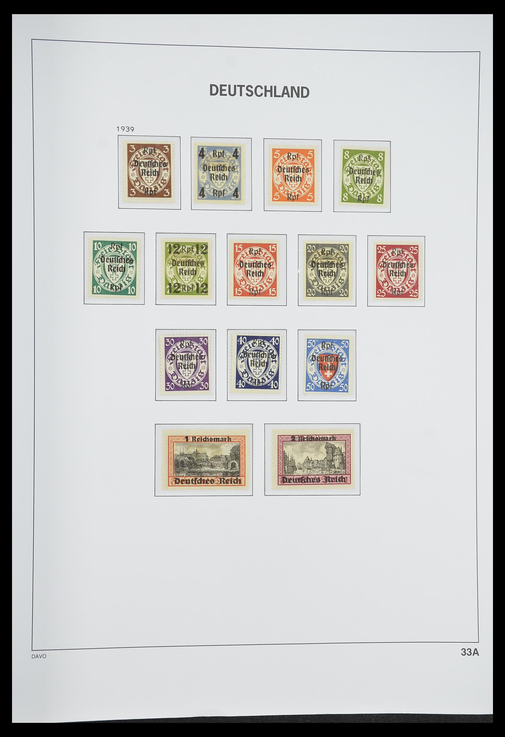 33318 042 - Stamp collection 33318 German Reich 1872-1945.