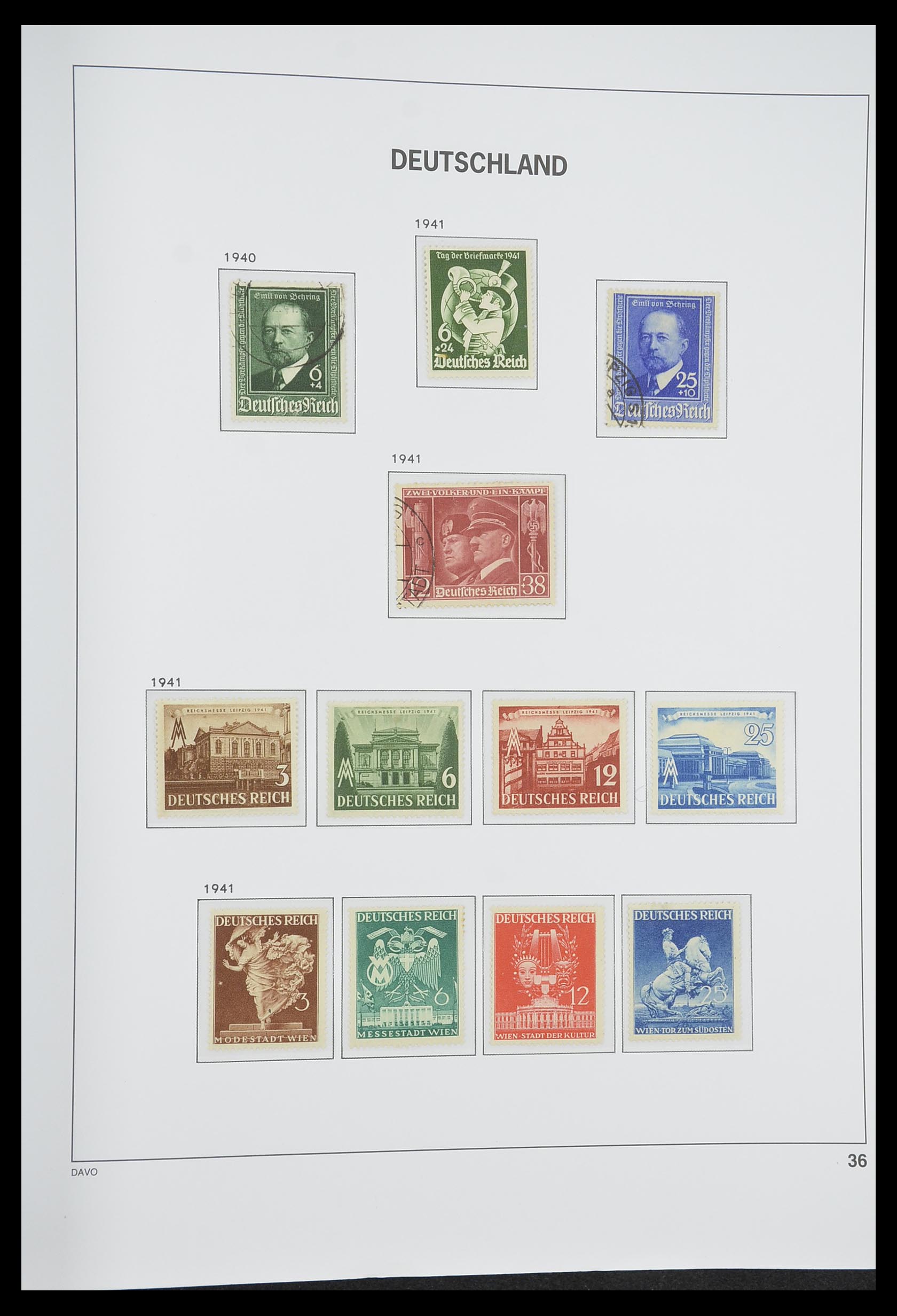33318 045 - Stamp collection 33318 German Reich 1872-1945.