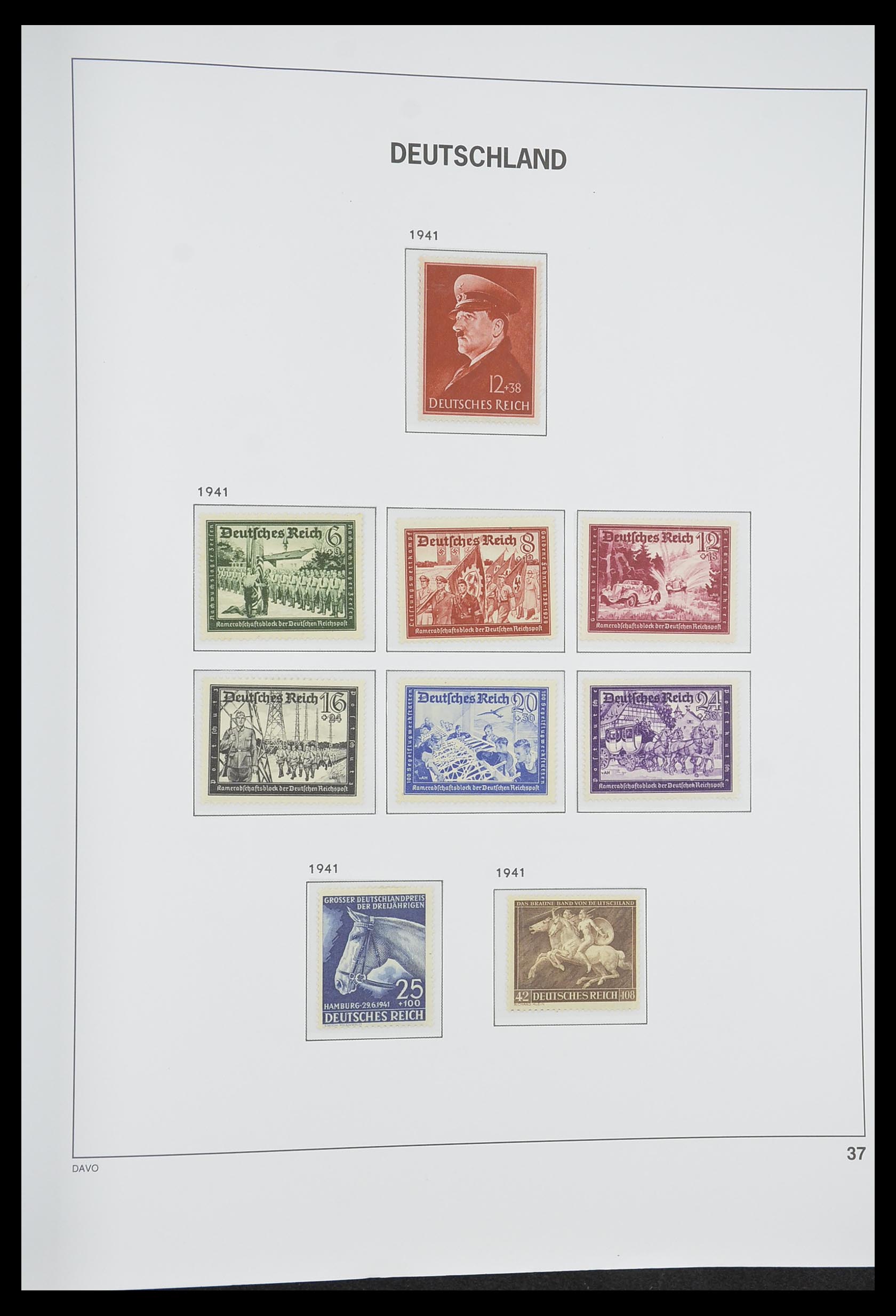 33318 046 - Postzegelverzameling 33318 Duitse Rijk 1872-1945.