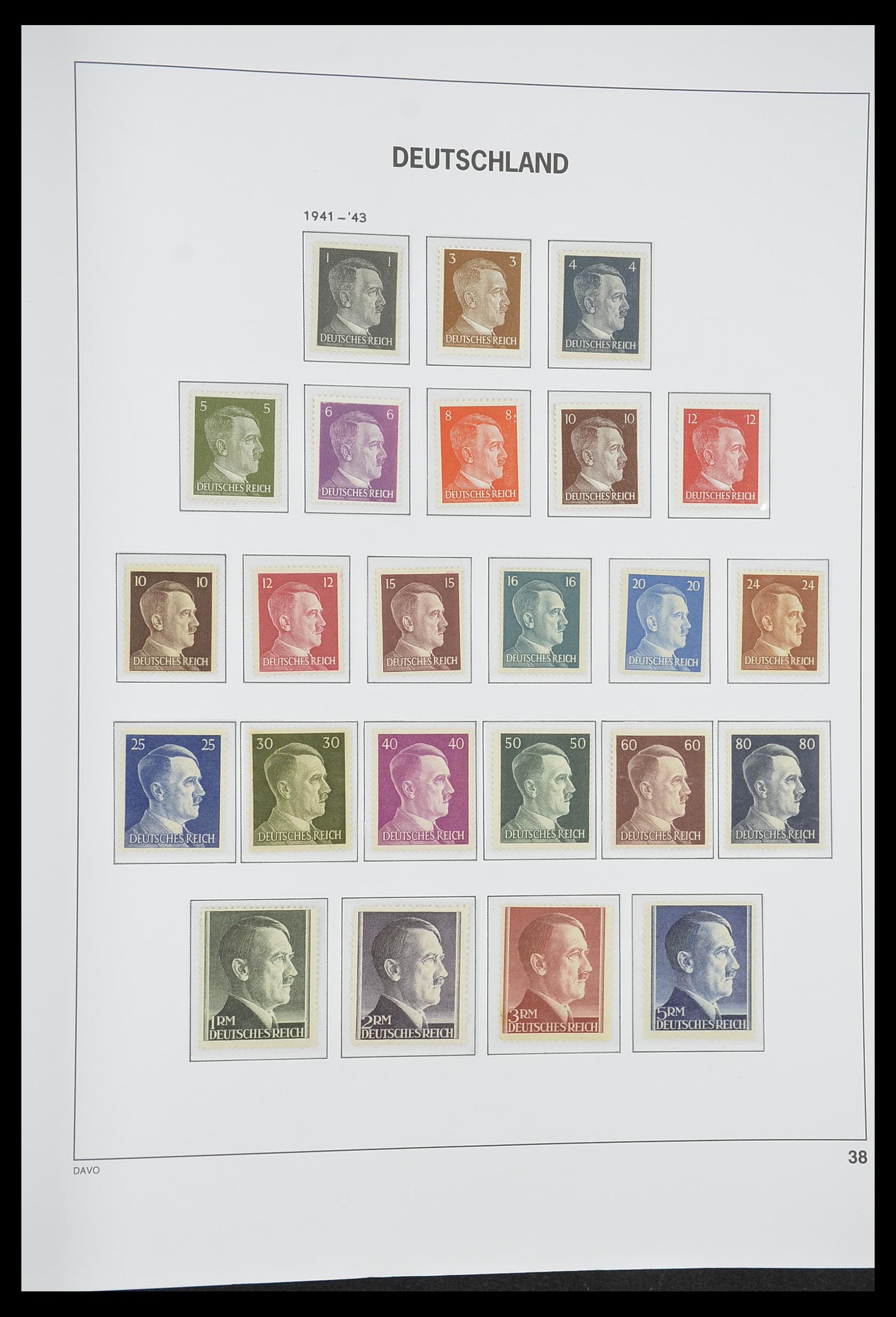 33318 047 - Stamp collection 33318 German Reich 1872-1945.