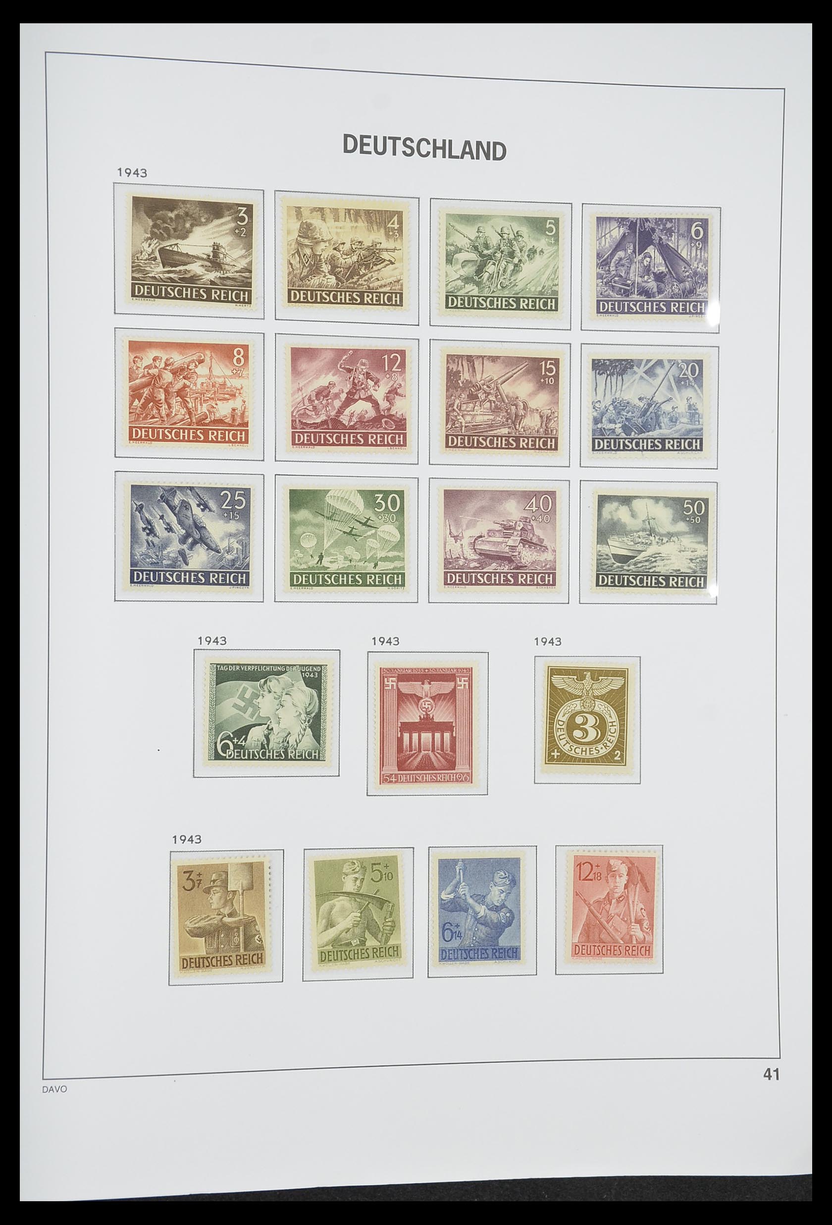 33318 050 - Stamp collection 33318 German Reich 1872-1945.