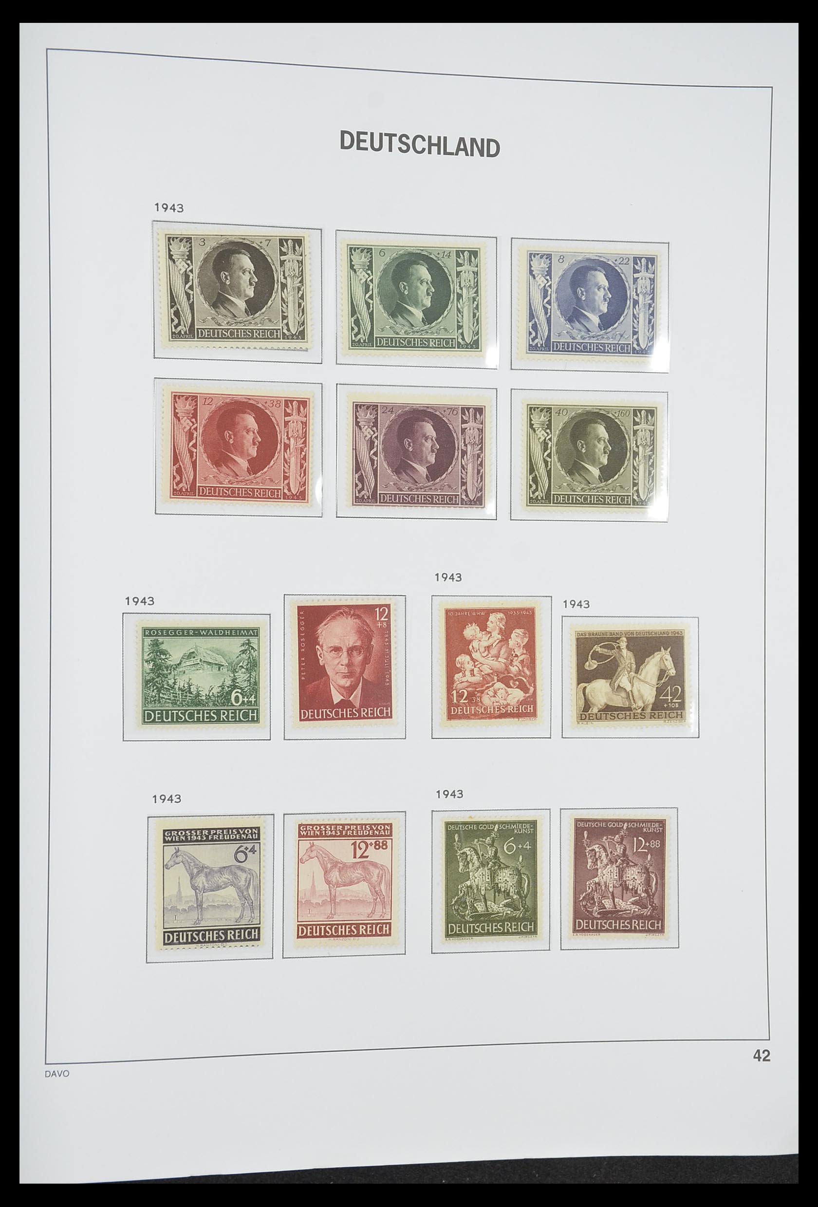 33318 051 - Postzegelverzameling 33318 Duitse Rijk 1872-1945.