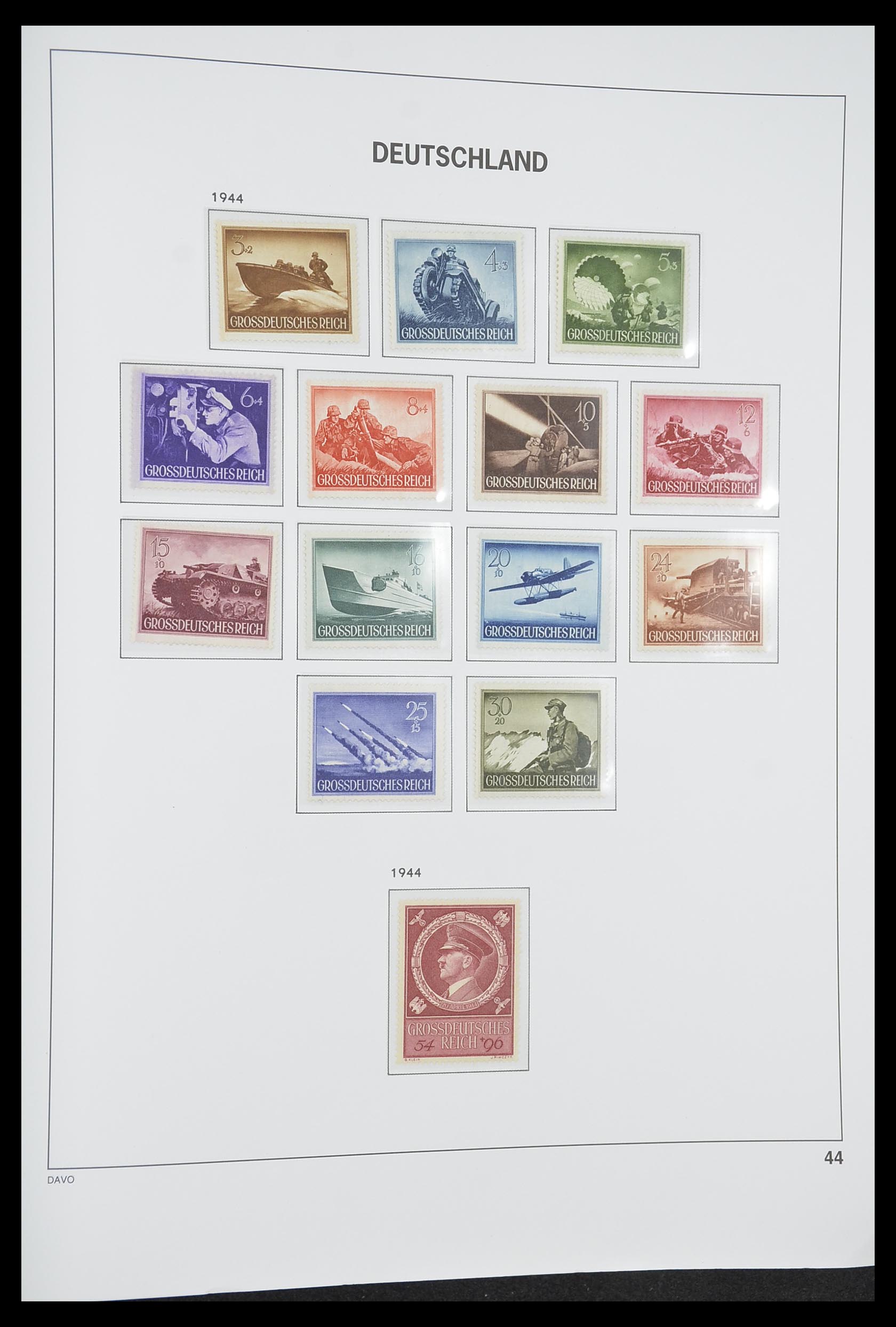 33318 053 - Stamp collection 33318 German Reich 1872-1945.