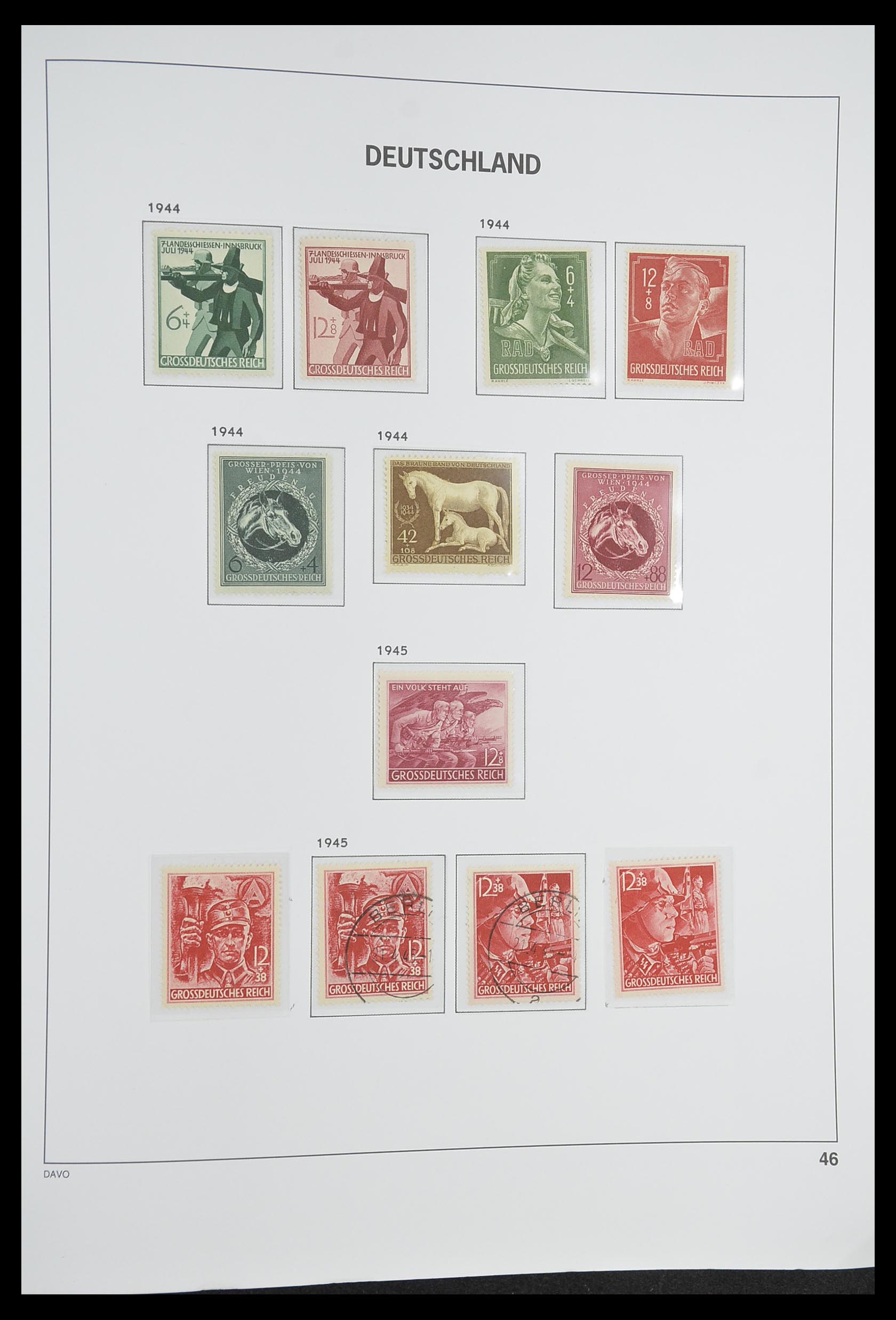 33318 055 - Stamp collection 33318 German Reich 1872-1945.