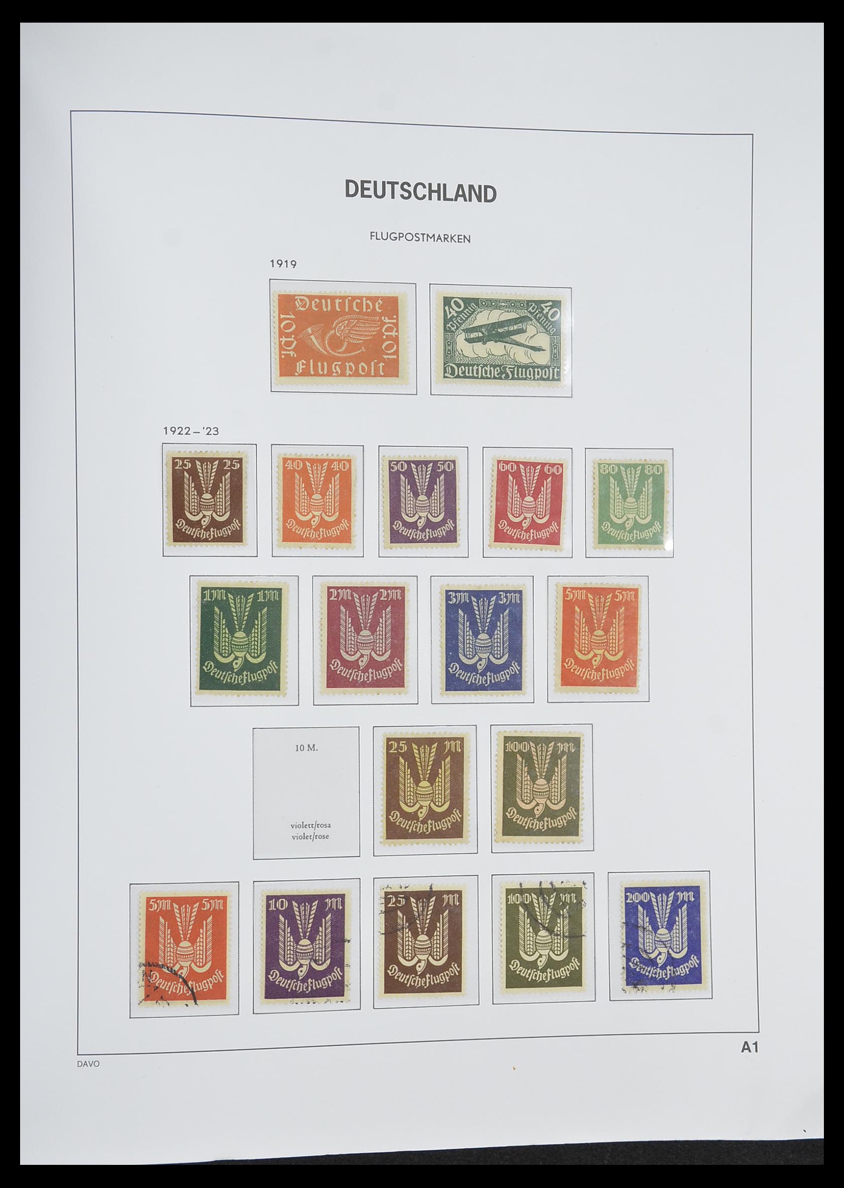 33318 057 - Stamp collection 33318 German Reich 1872-1945.