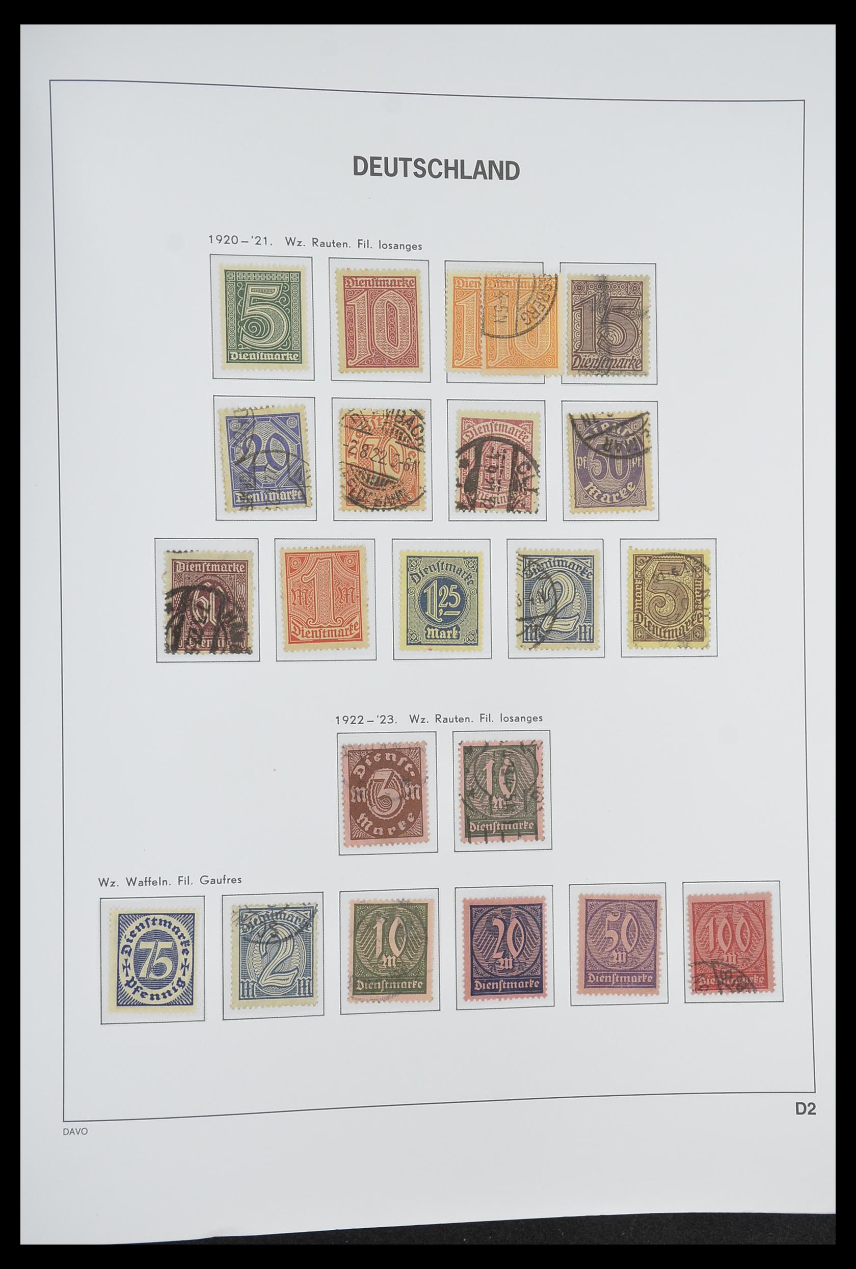 33318 062 - Stamp collection 33318 German Reich 1872-1945.