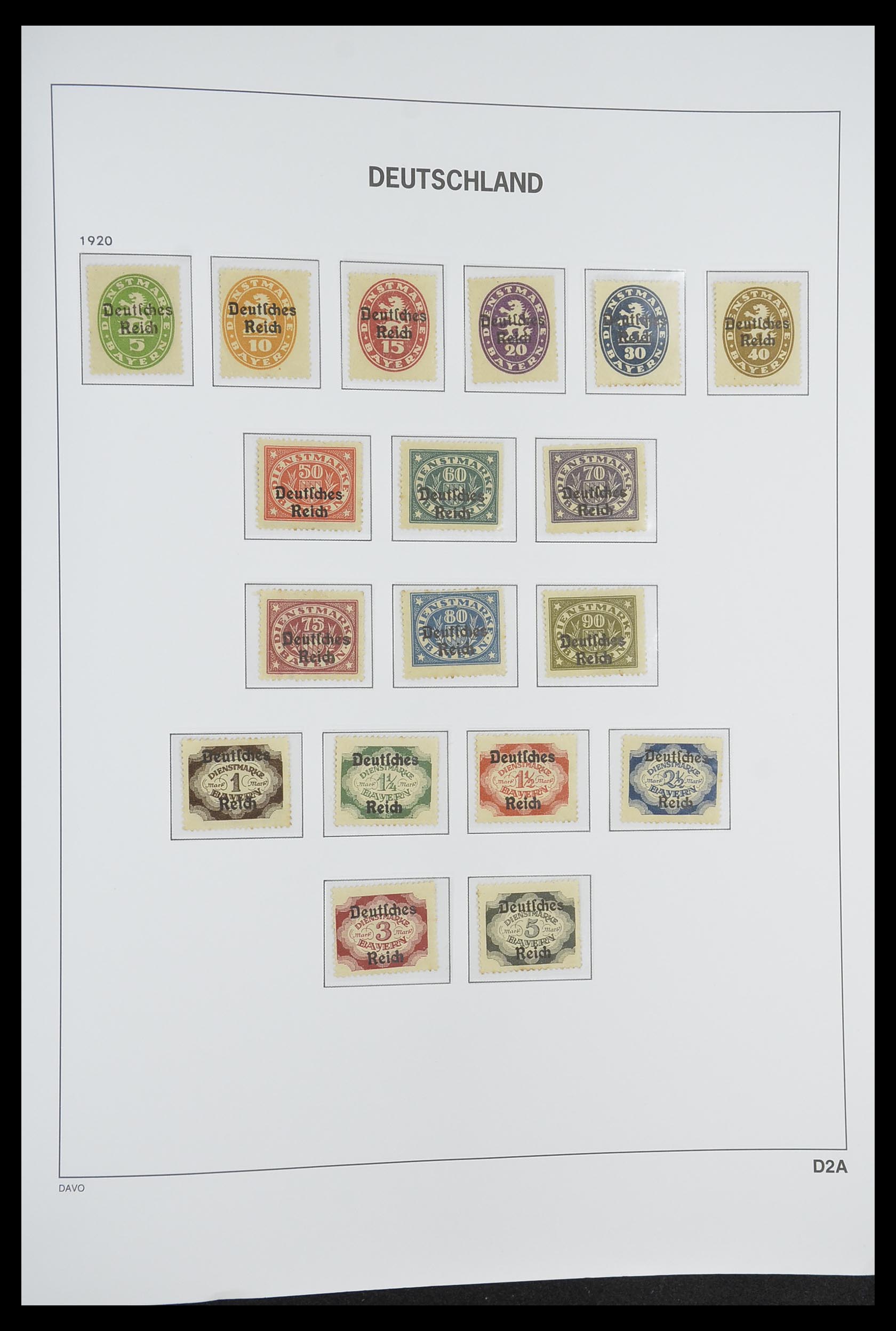 33318 063 - Stamp collection 33318 German Reich 1872-1945.