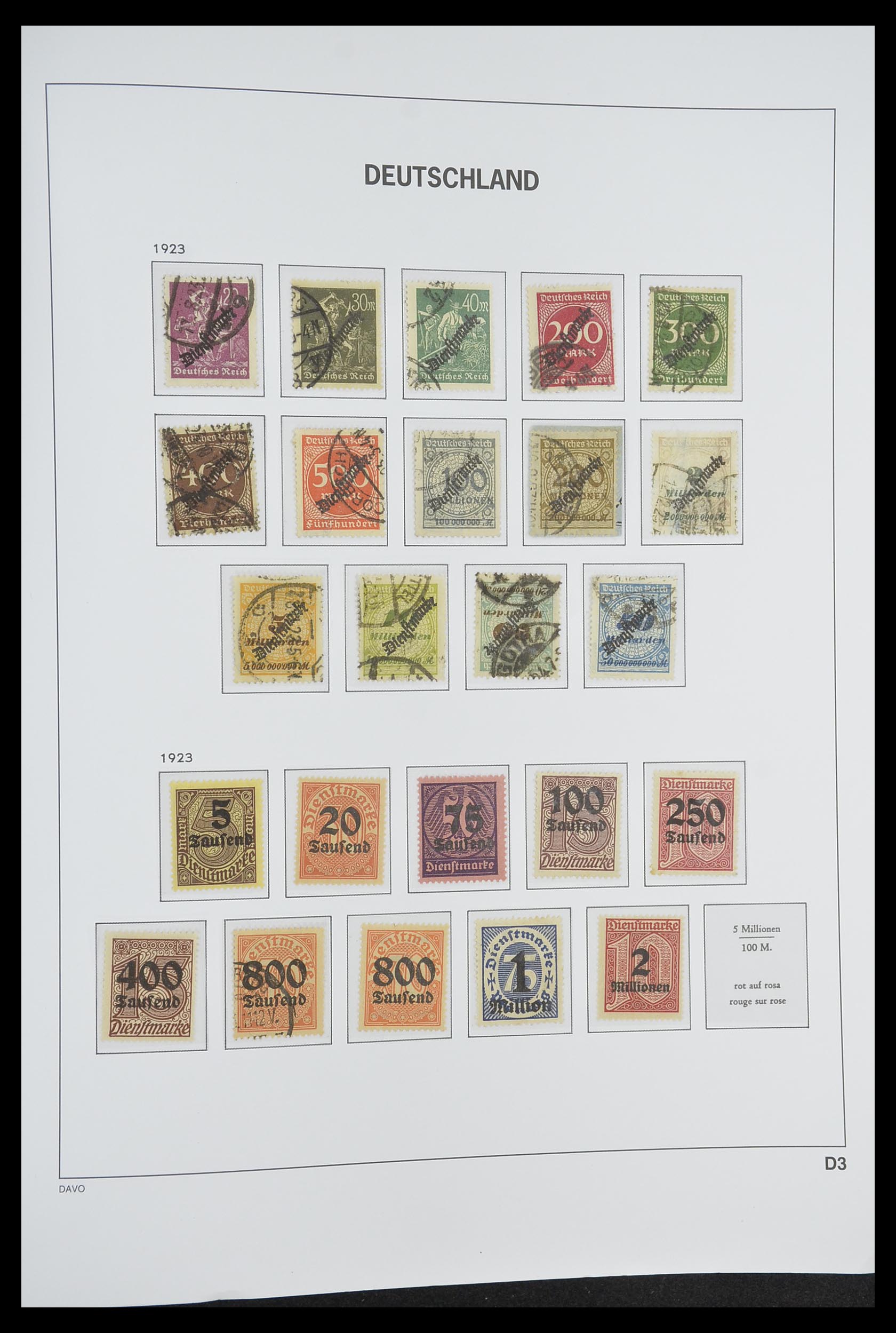 33318 065 - Stamp collection 33318 German Reich 1872-1945.