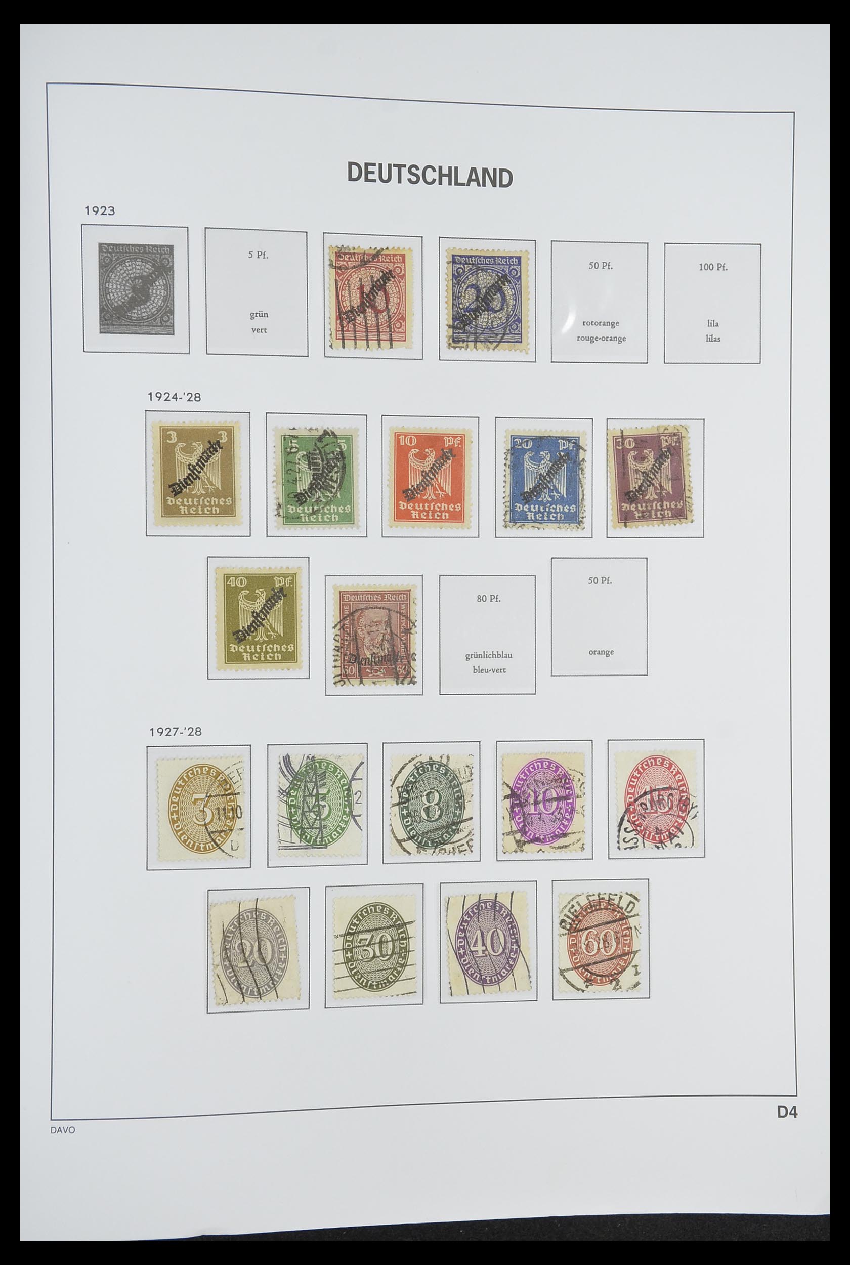 33318 066 - Stamp collection 33318 German Reich 1872-1945.