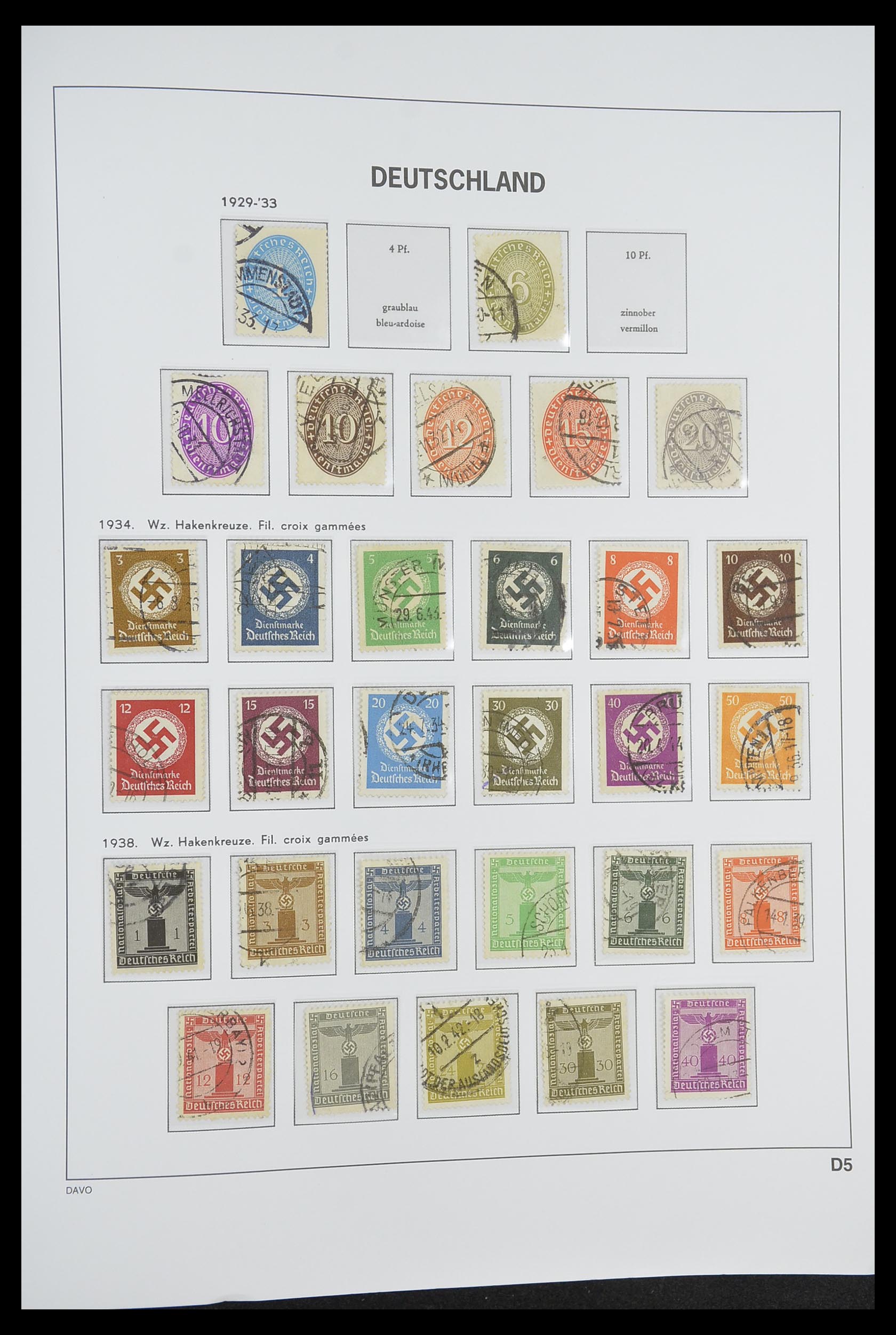 33318 067 - Stamp collection 33318 German Reich 1872-1945.