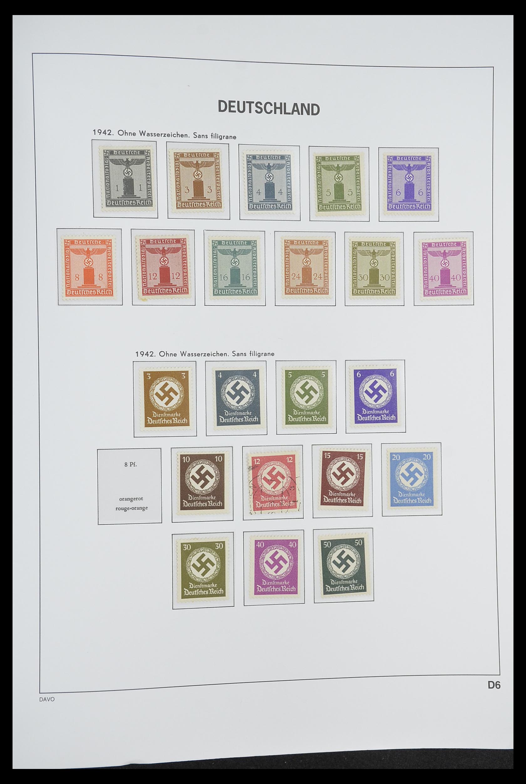 33318 068 - Stamp collection 33318 German Reich 1872-1945.