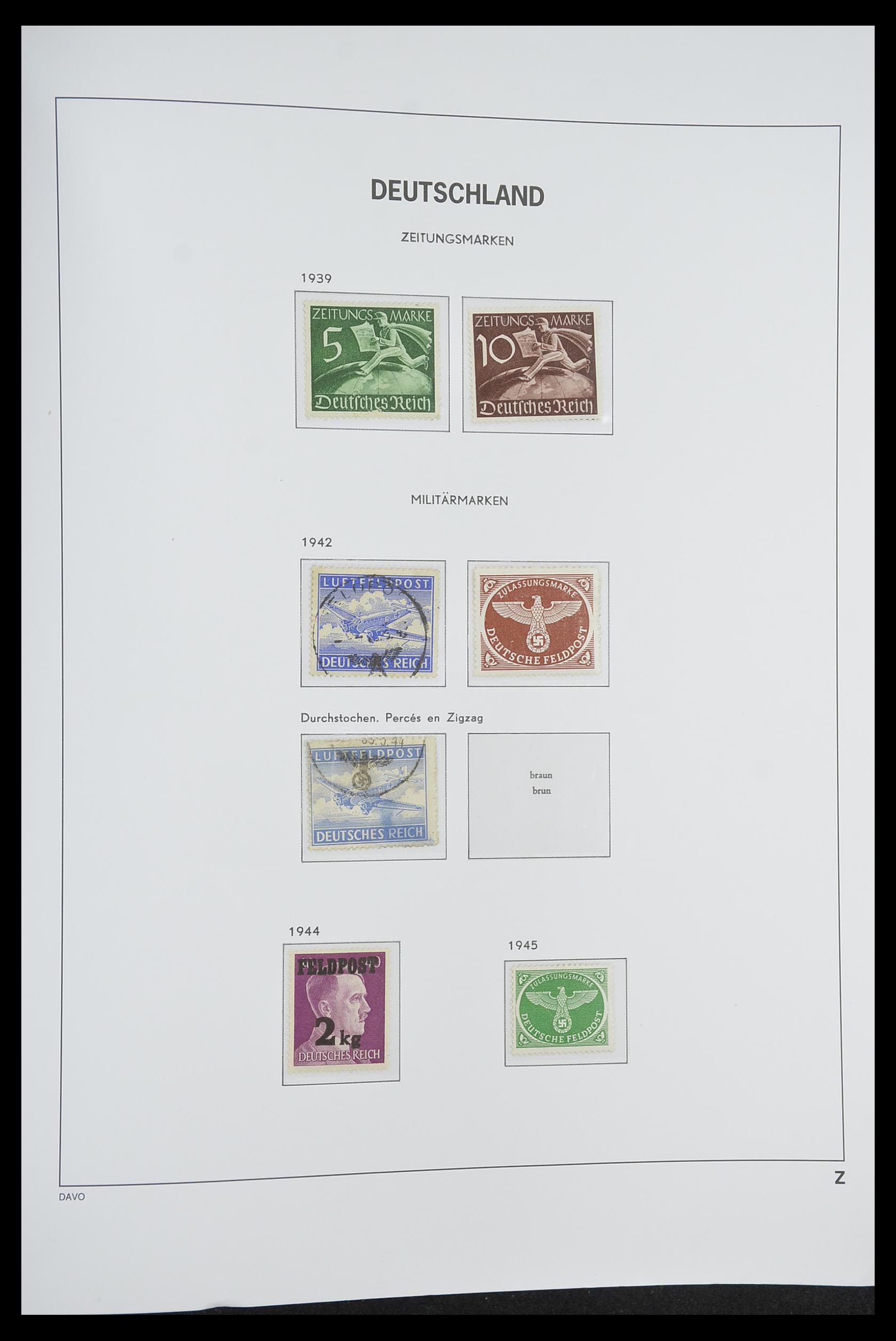 33318 069 - Stamp collection 33318 German Reich 1872-1945.