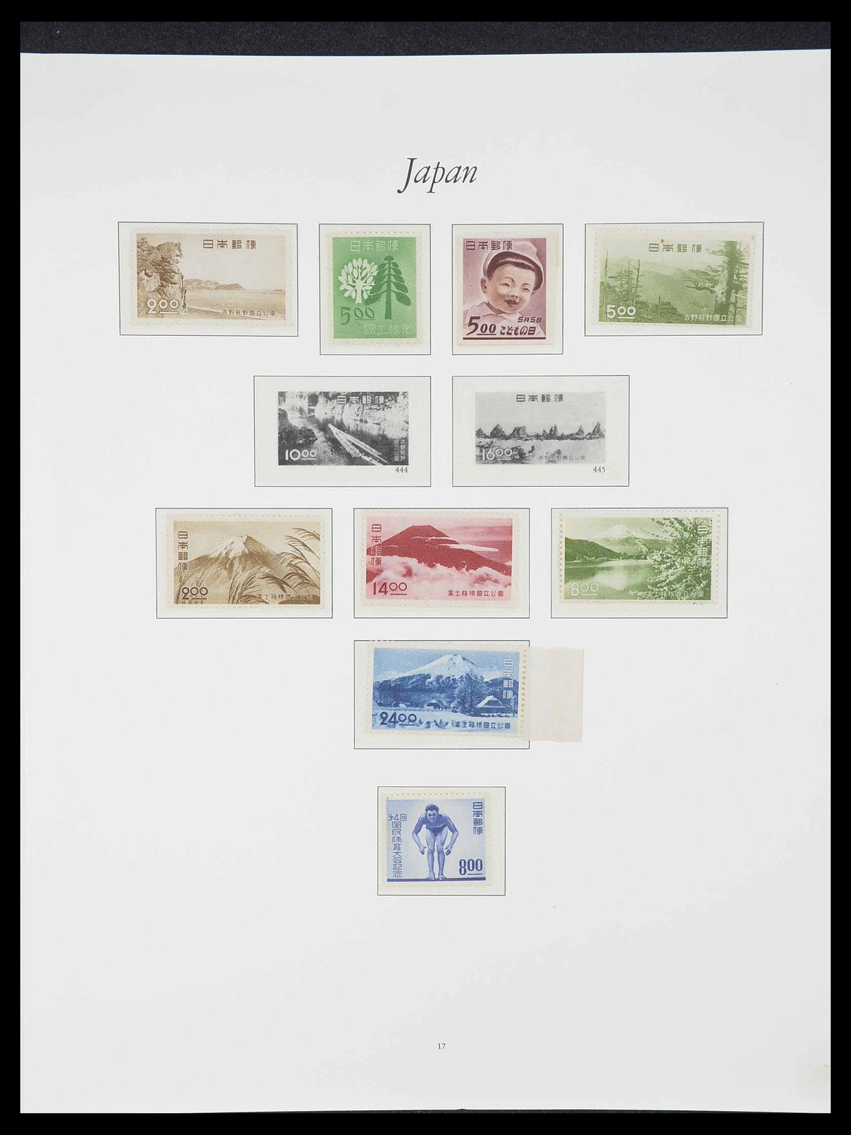 33321 016 - Postzegelverzameling 33321 Japan 1946-1968.