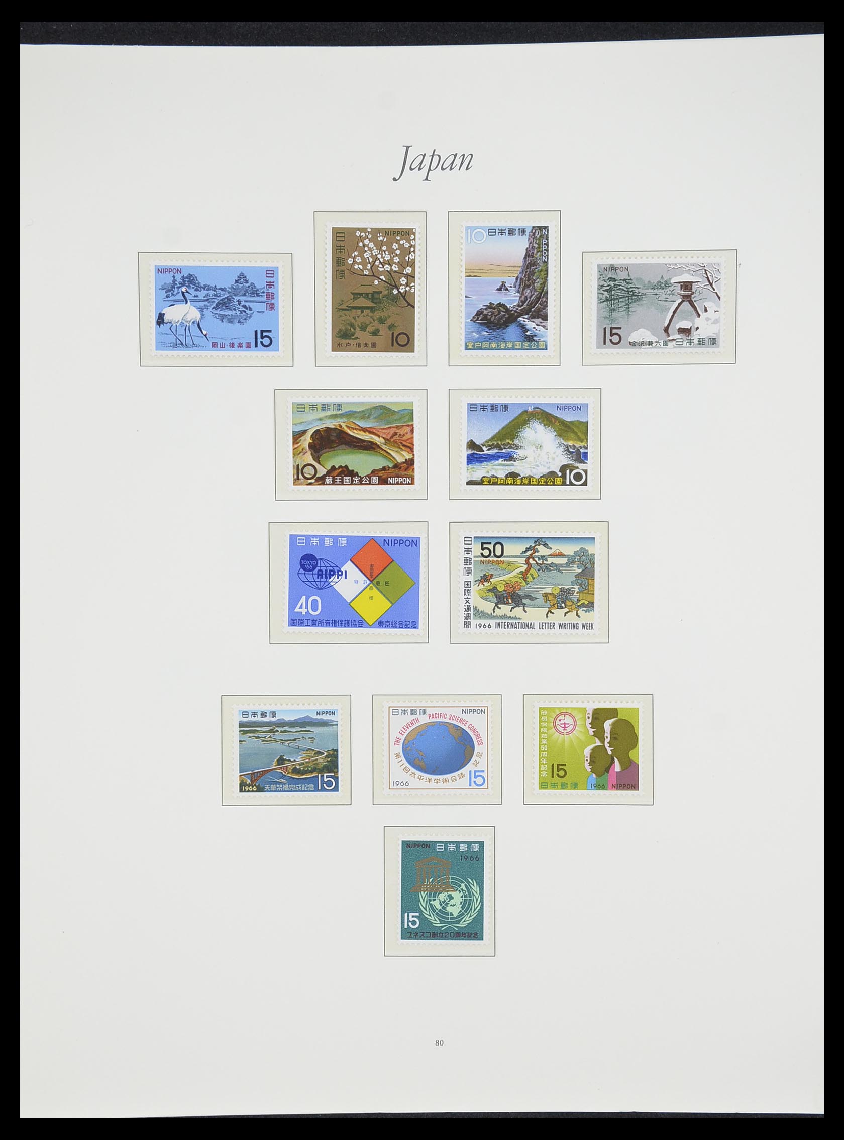 33321 078 - Postzegelverzameling 33321 Japan 1946-1968.