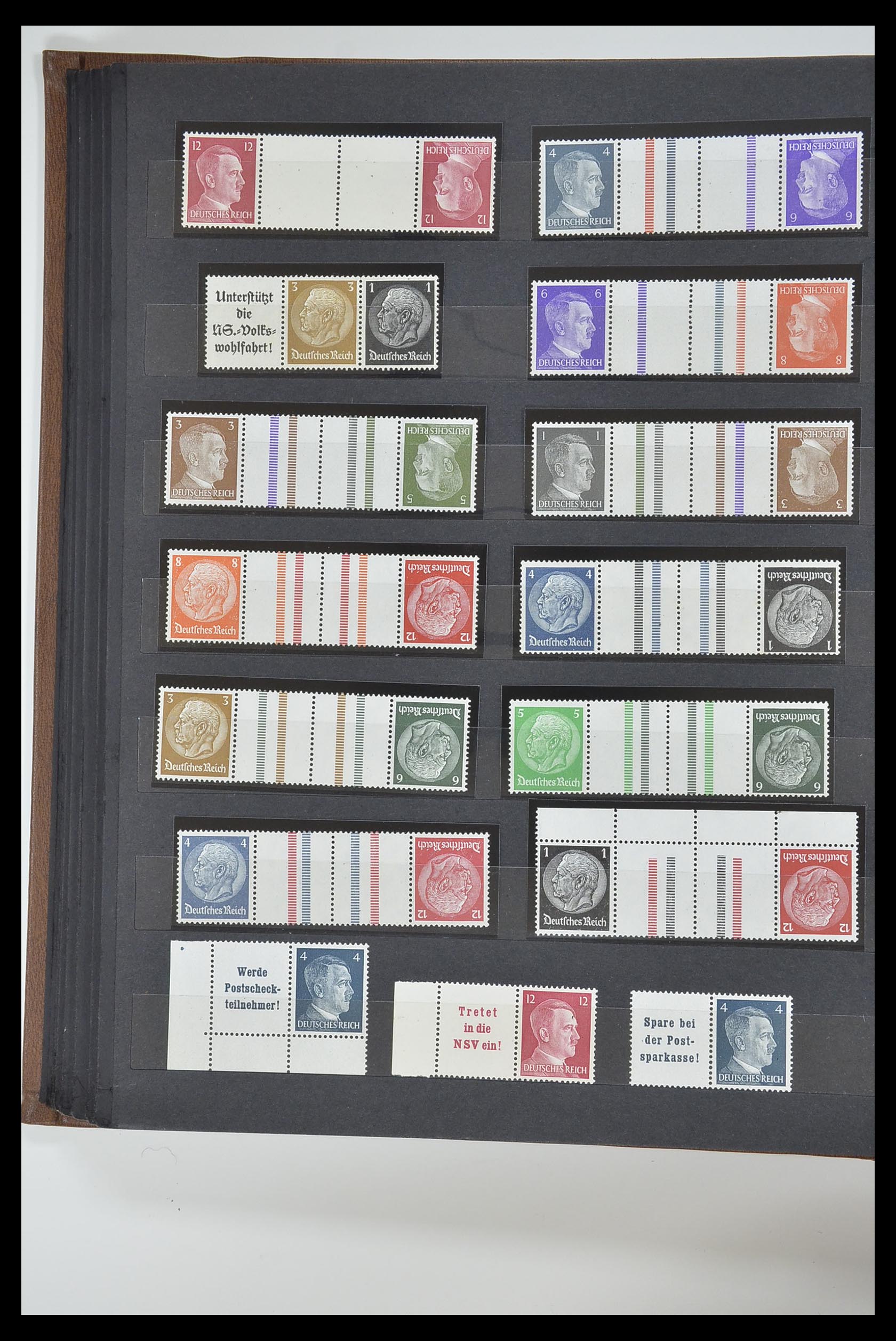 33322 013 - Postzegelverzameling 33322 Duitse Rijk combinaties 1921-1941.
