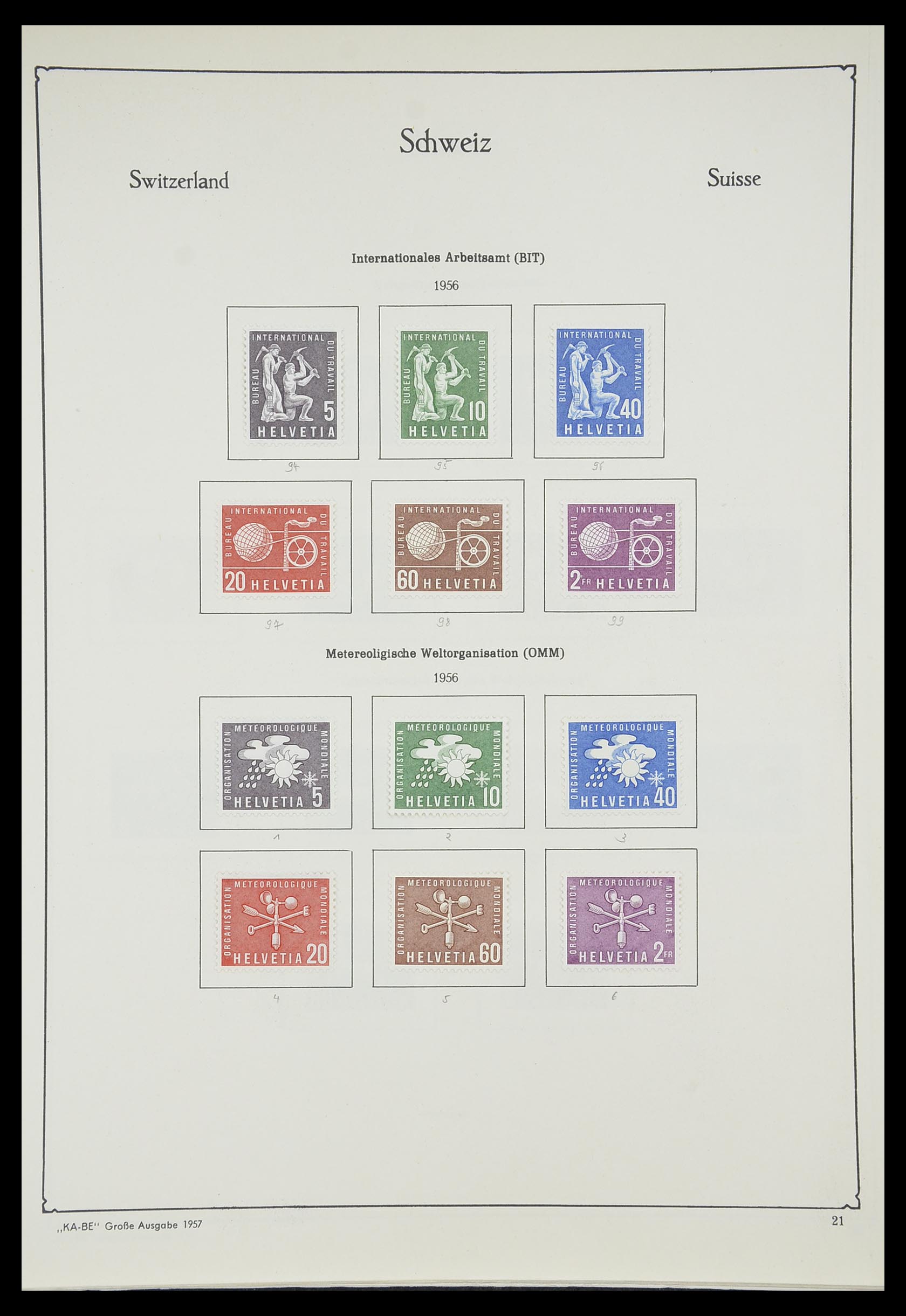 33327 022 - Postzegelverzameling 33327 Zwitserland dienst 1922-1989.