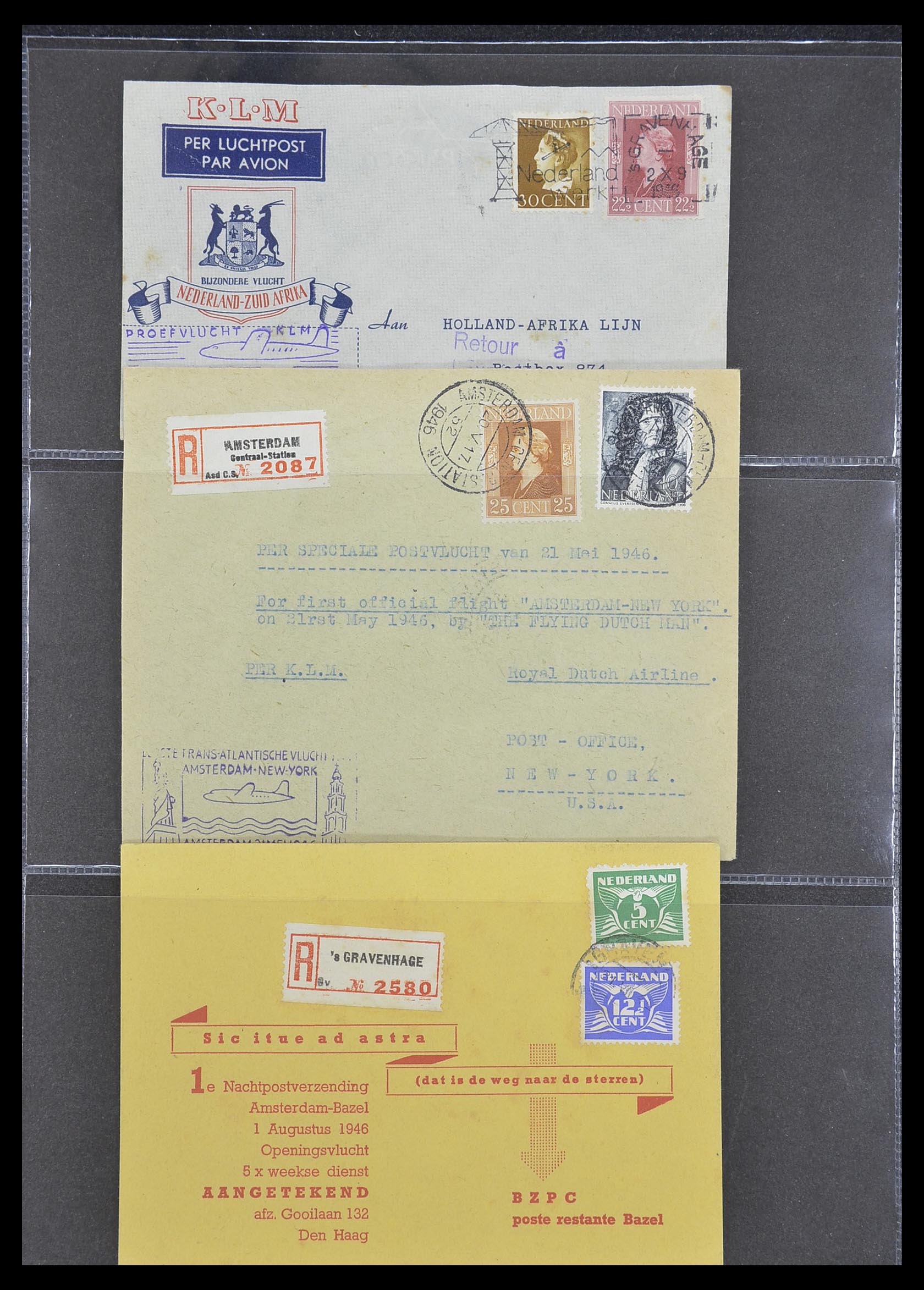 33330 003 - Stamp collection 33330 Netherlands covers 1852-1959.