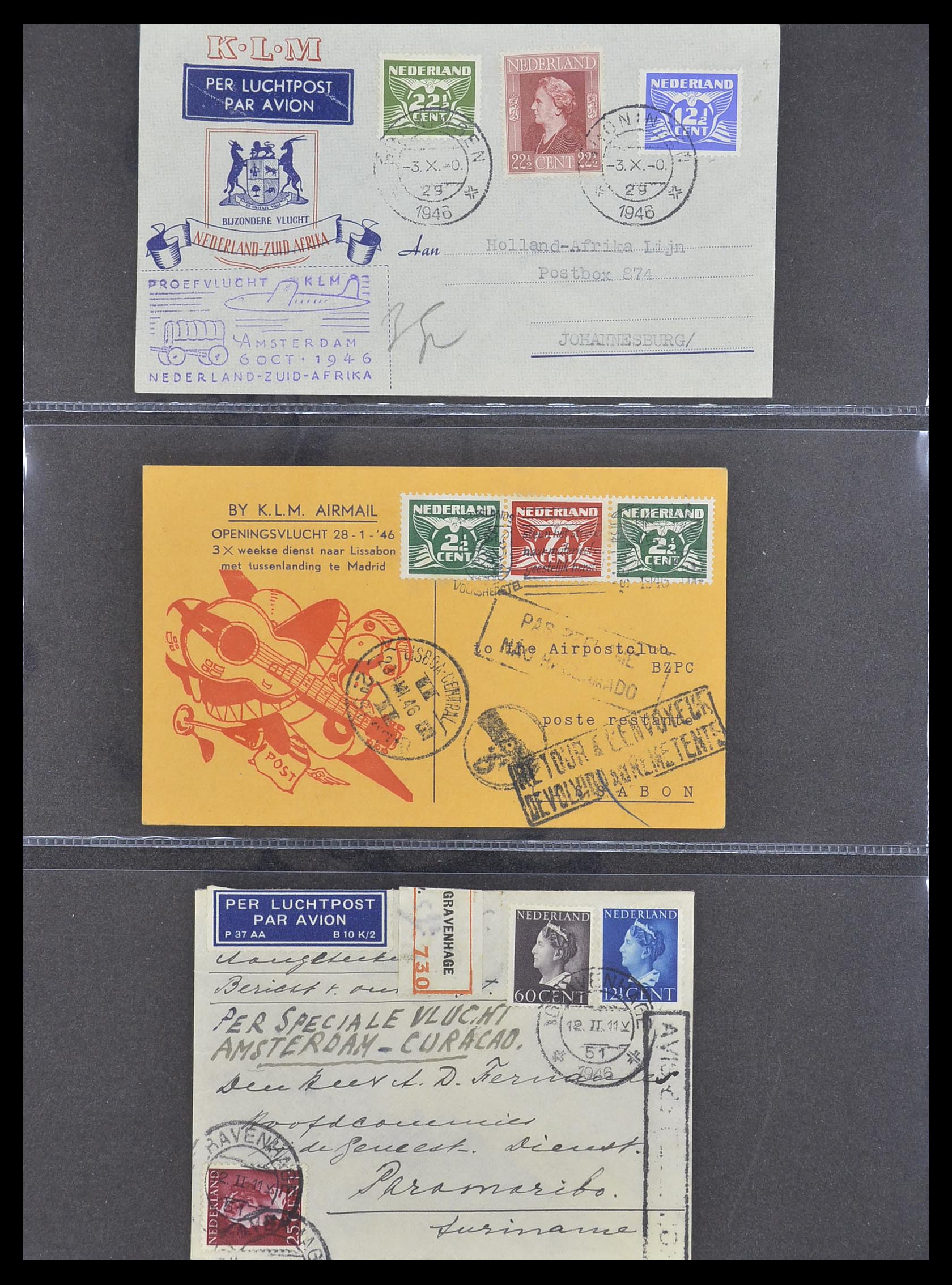 33330 005 - Stamp collection 33330 Netherlands covers 1852-1959.