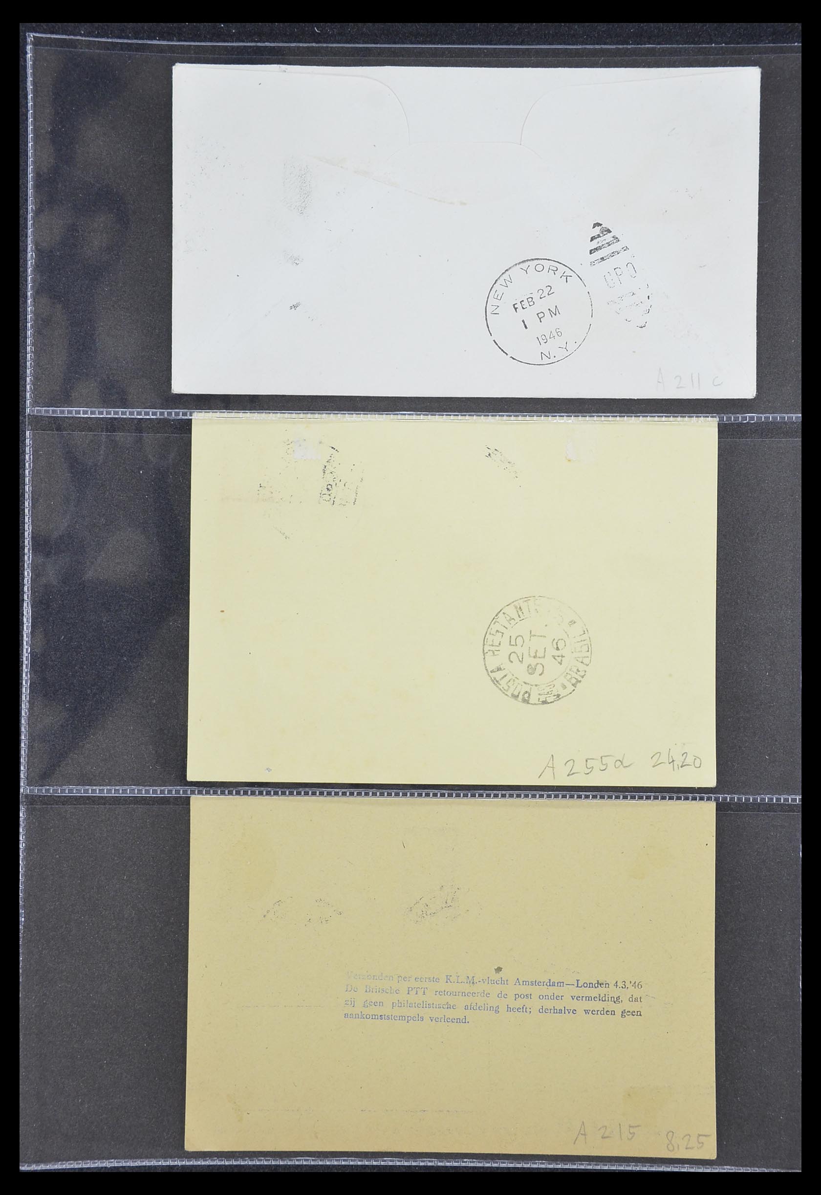 33330 014 - Stamp collection 33330 Netherlands covers 1852-1959.