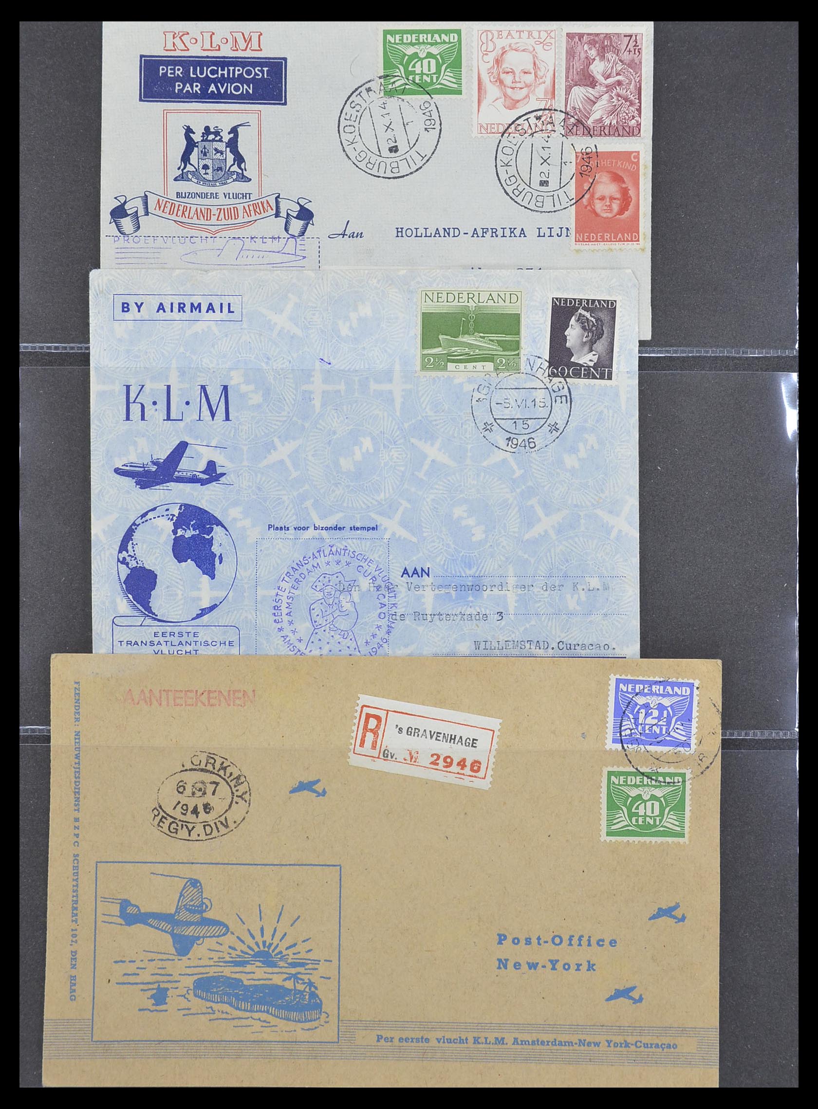 33330 015 - Stamp collection 33330 Netherlands covers 1852-1959.