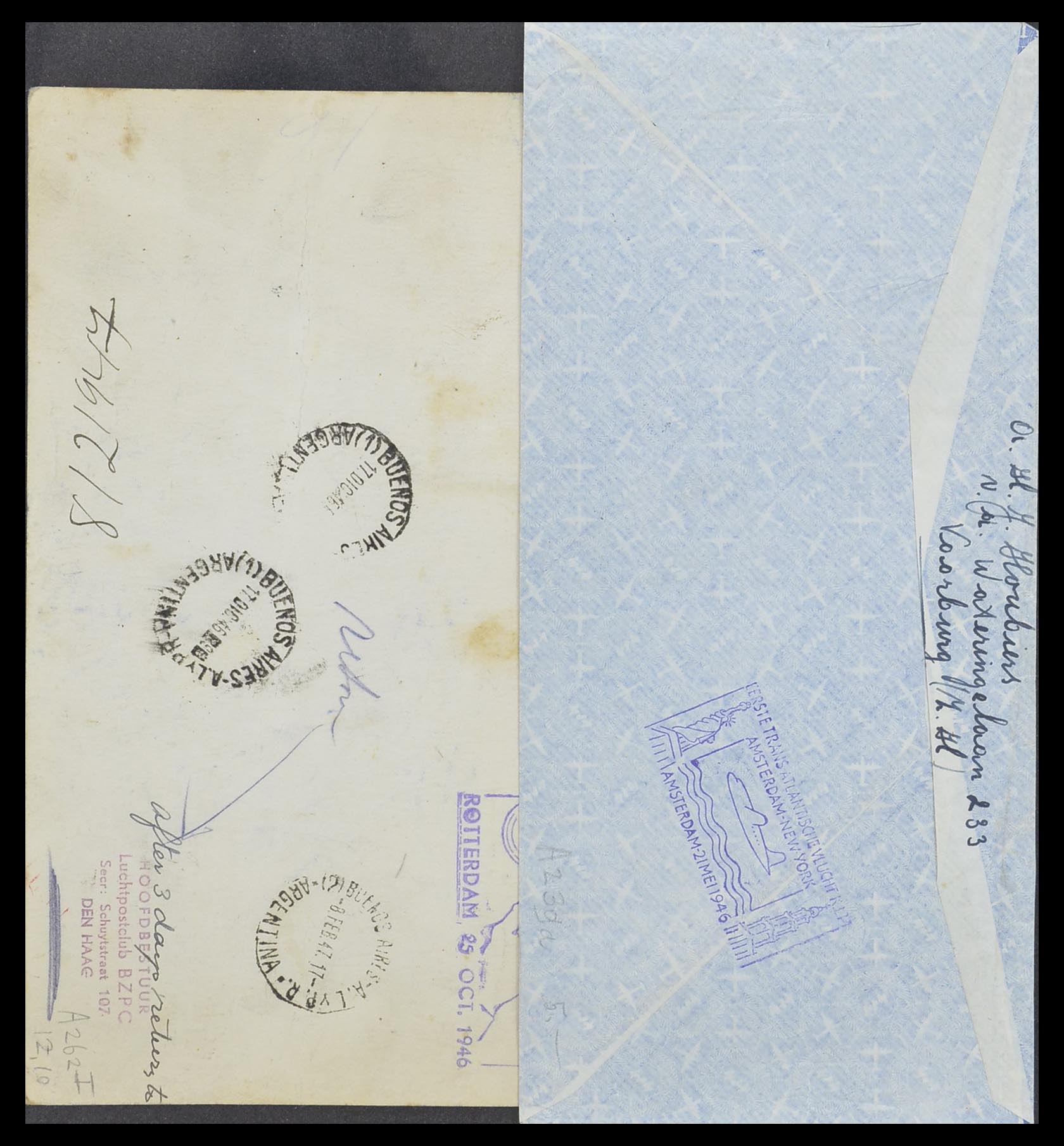 33330 018 - Stamp collection 33330 Netherlands covers 1852-1959.
