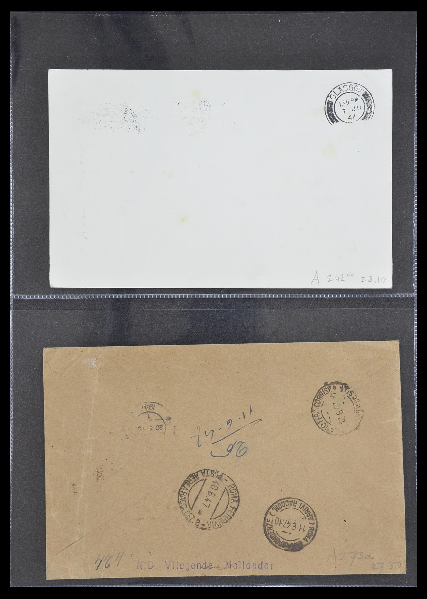 33330 026 - Stamp collection 33330 Netherlands covers 1852-1959.