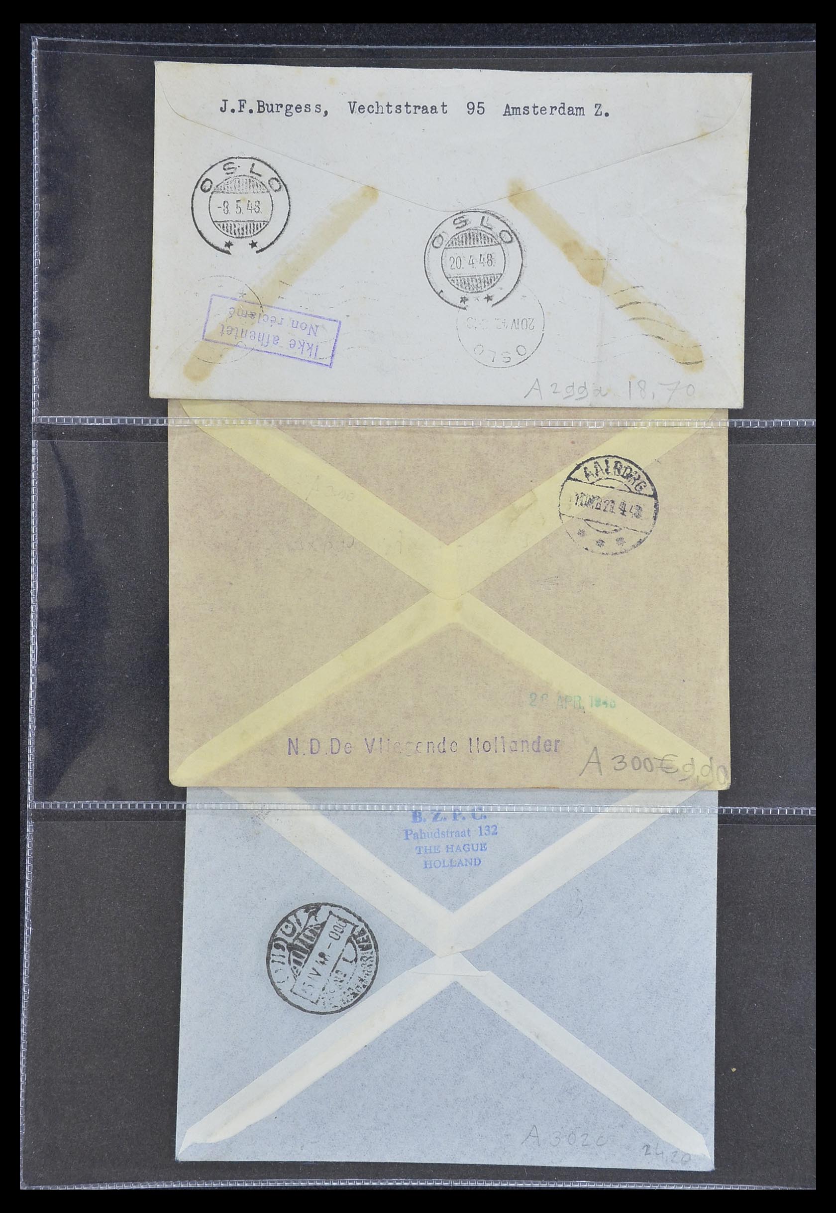 33330 034 - Stamp collection 33330 Netherlands covers 1852-1959.