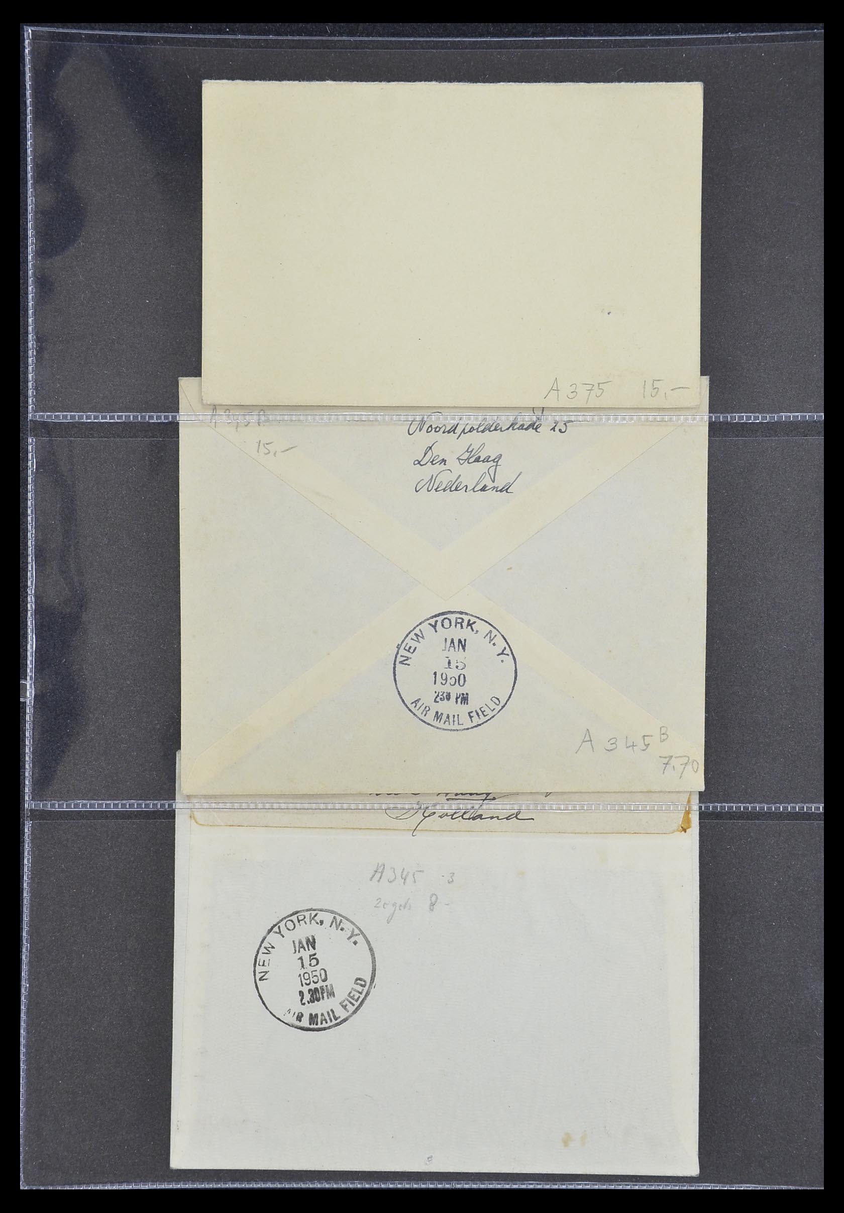 33330 050 - Stamp collection 33330 Netherlands covers 1852-1959.