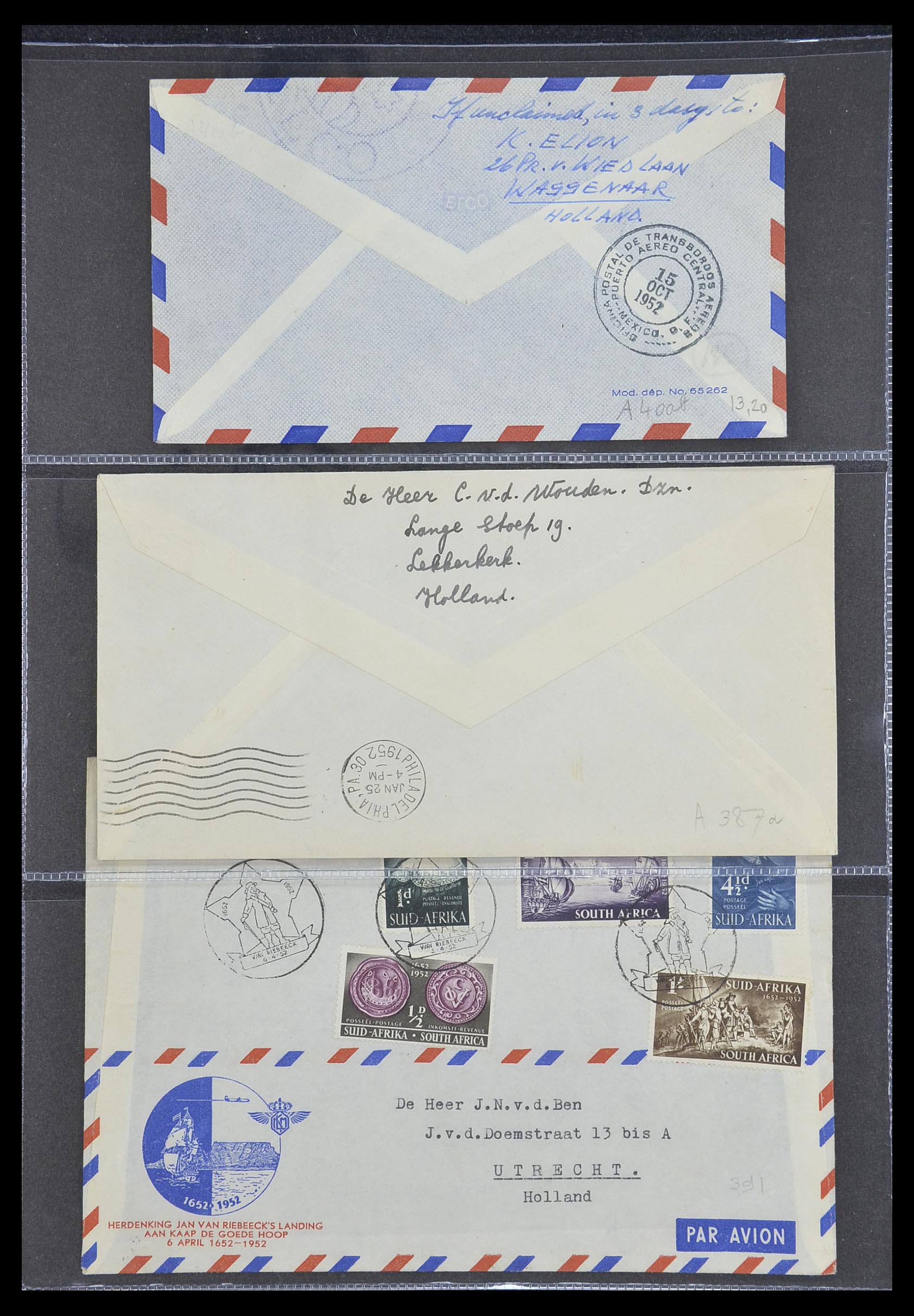 33330 056 - Stamp collection 33330 Netherlands covers 1852-1959.