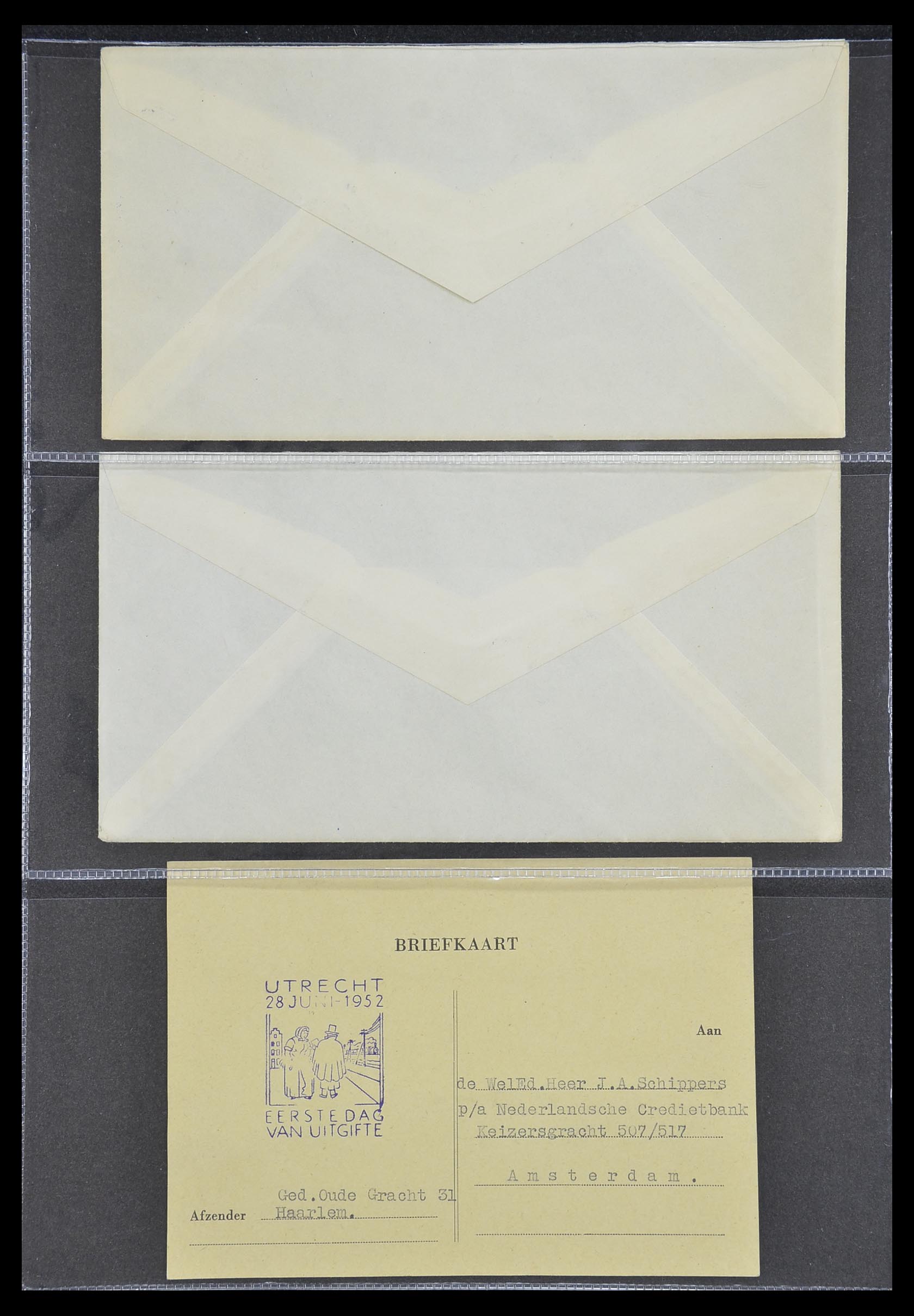 33330 058 - Stamp collection 33330 Netherlands covers 1852-1959.