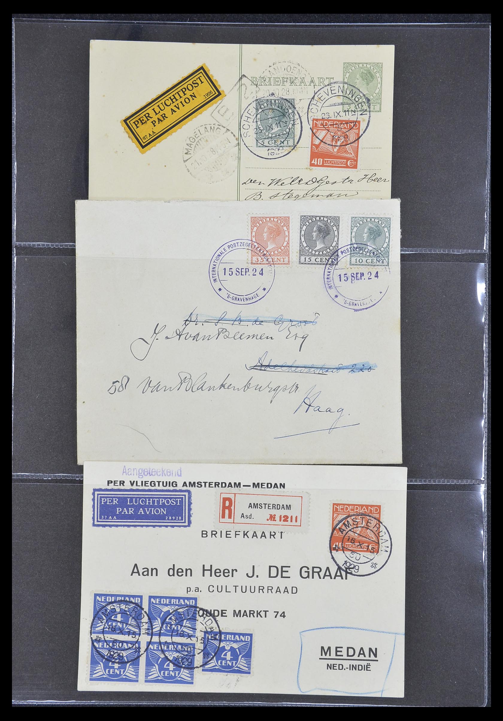 33330 091 - Stamp collection 33330 Netherlands covers 1852-1959.
