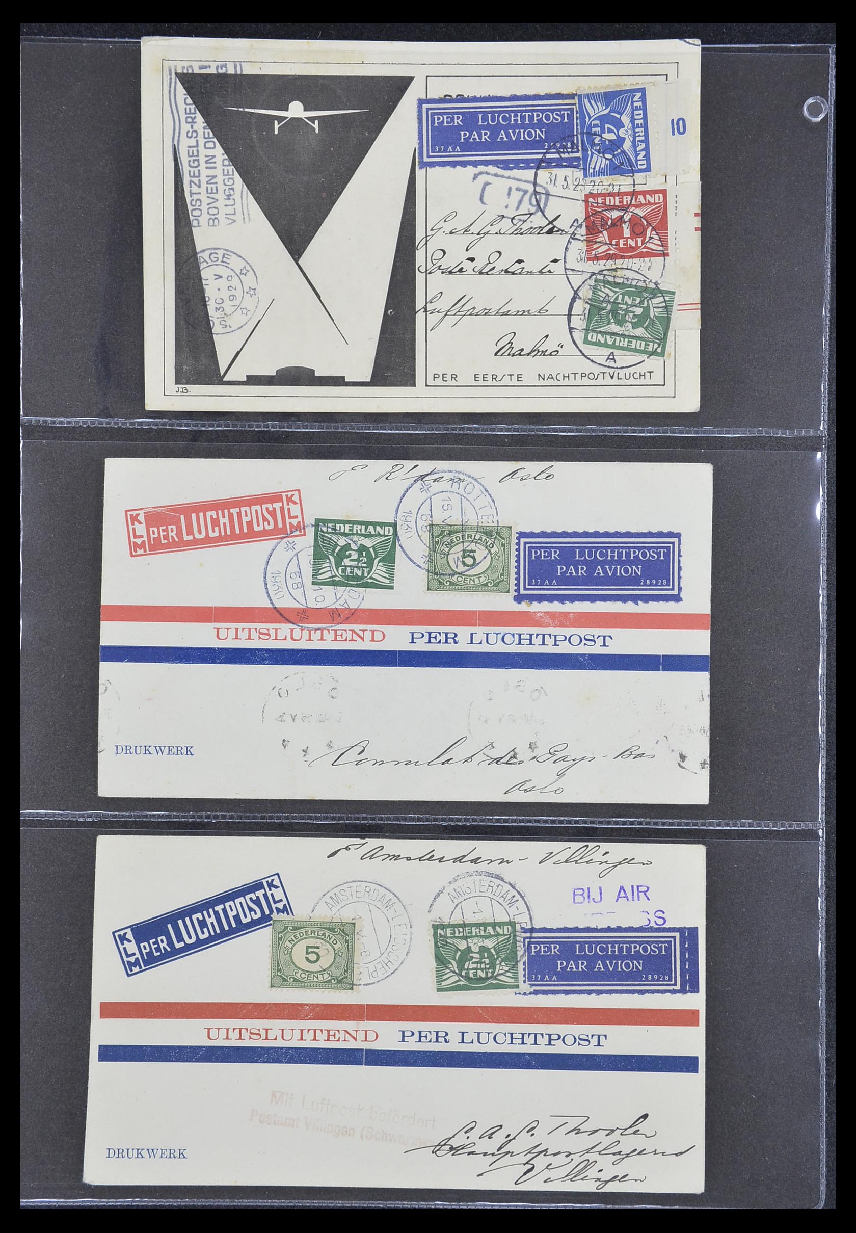 33330 093 - Stamp collection 33330 Netherlands covers 1852-1959.