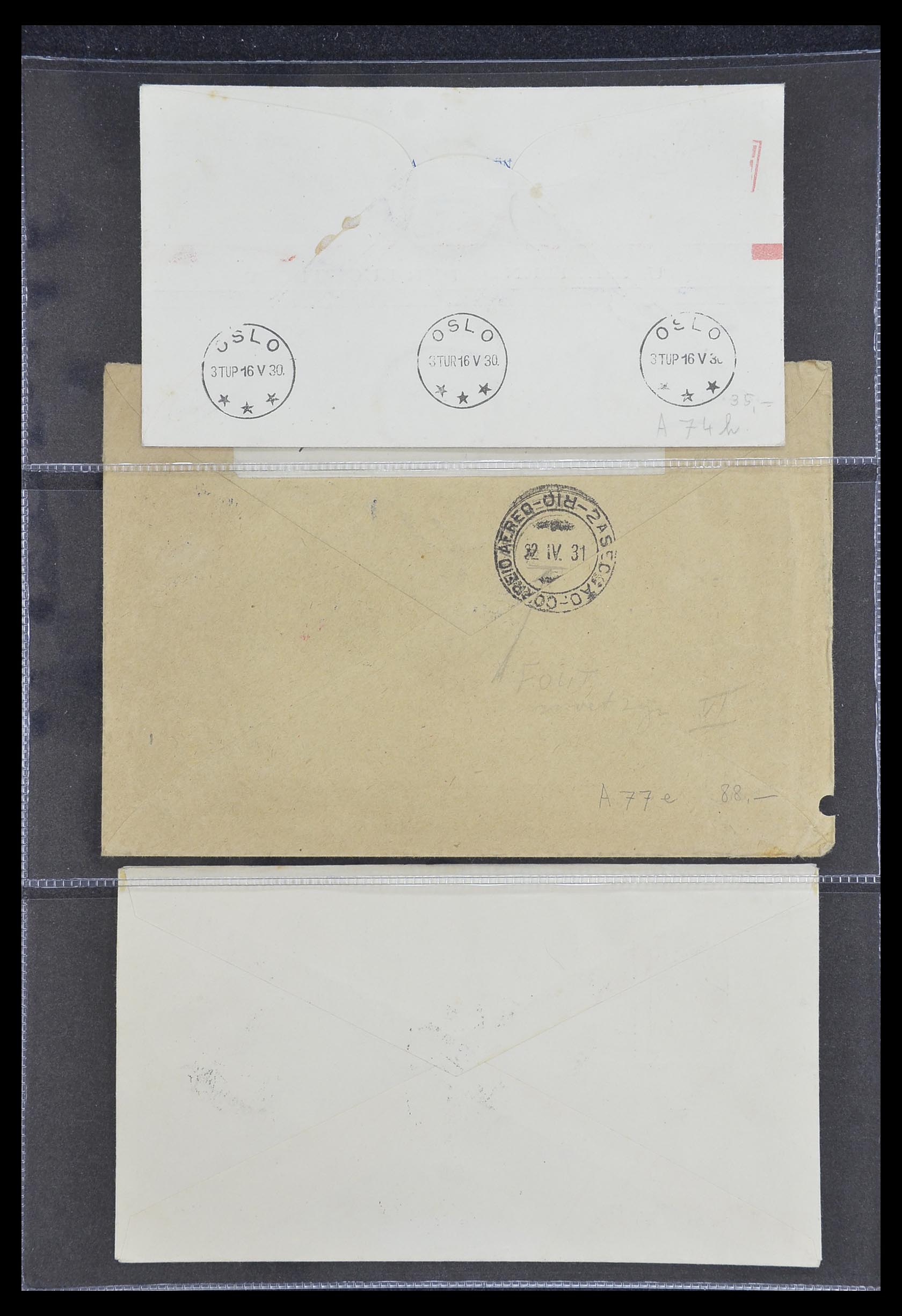 33330 096 - Stamp collection 33330 Netherlands covers 1852-1959.