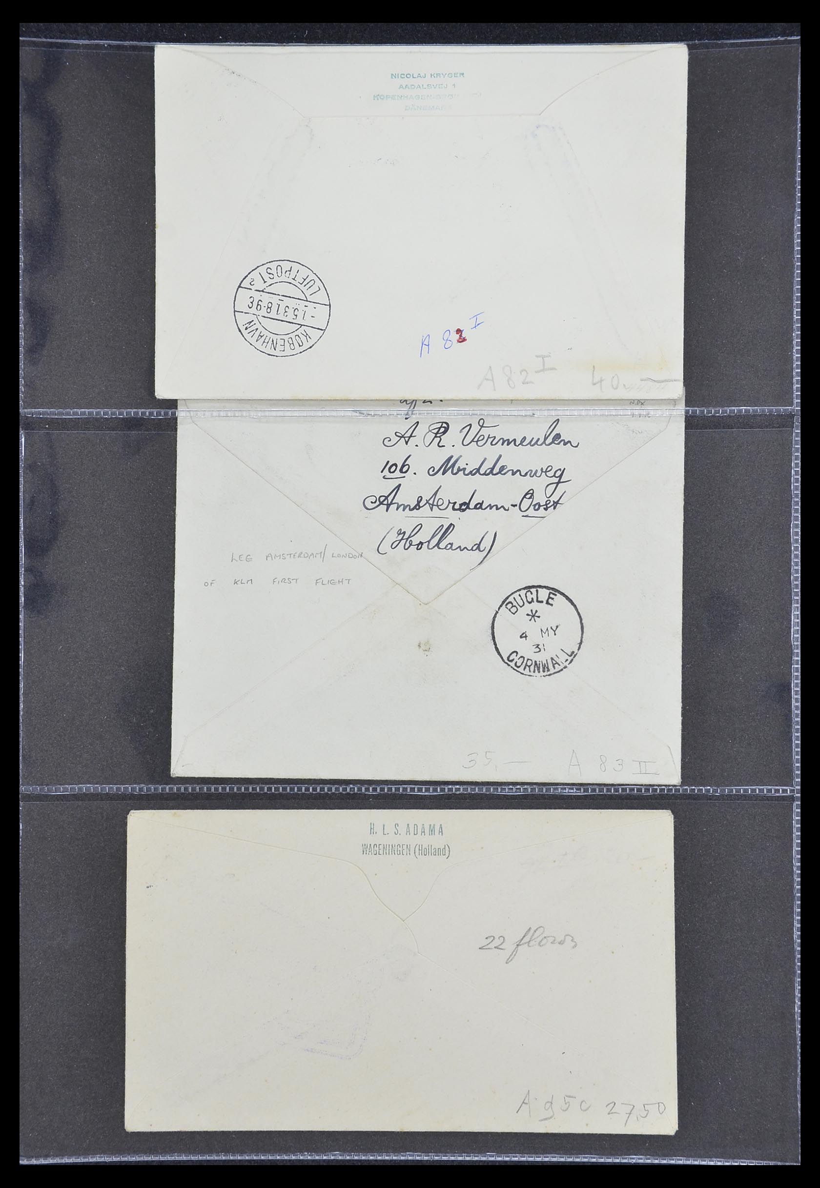 33330 098 - Stamp collection 33330 Netherlands covers 1852-1959.