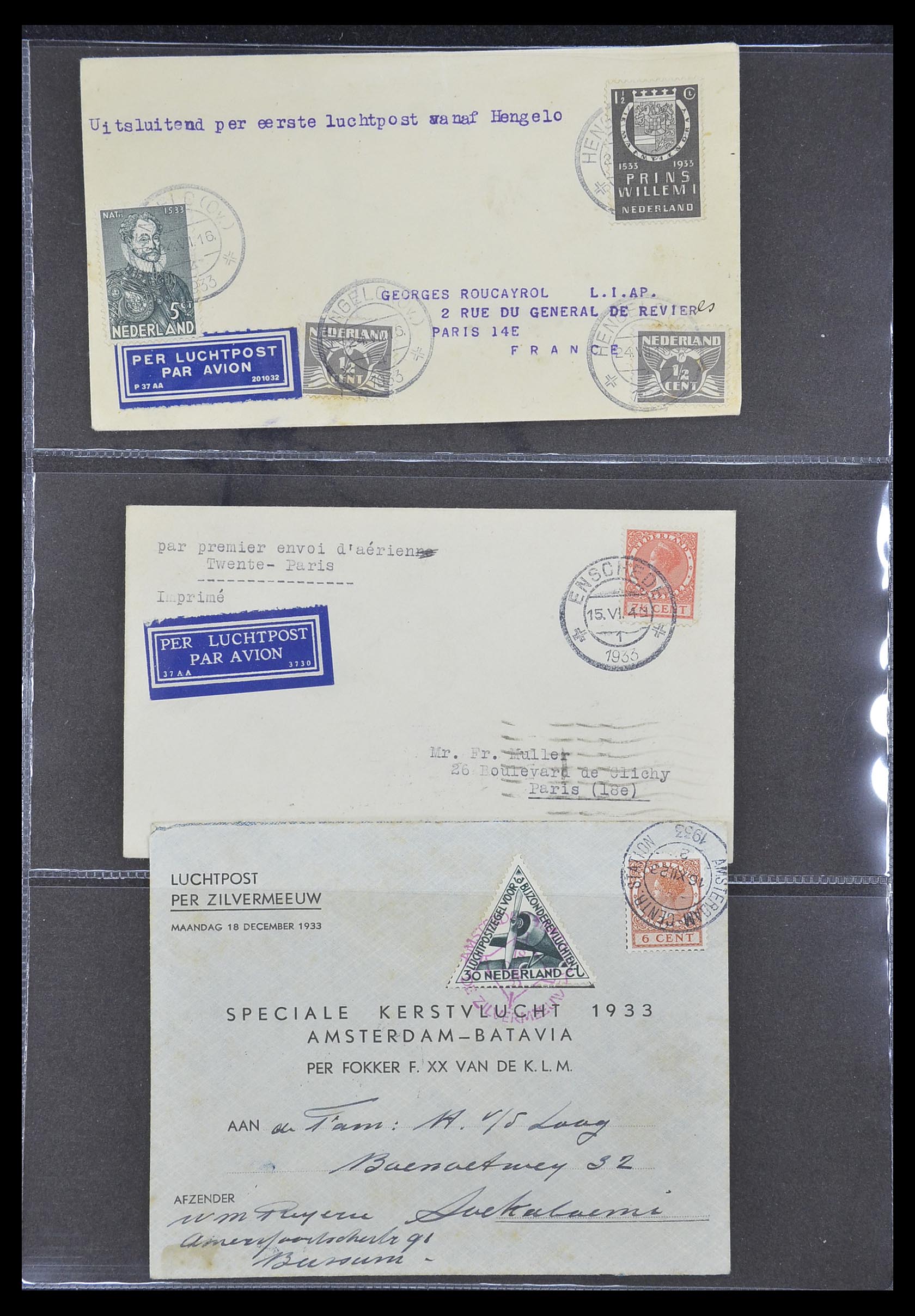 33330 099 - Stamp collection 33330 Netherlands covers 1852-1959.