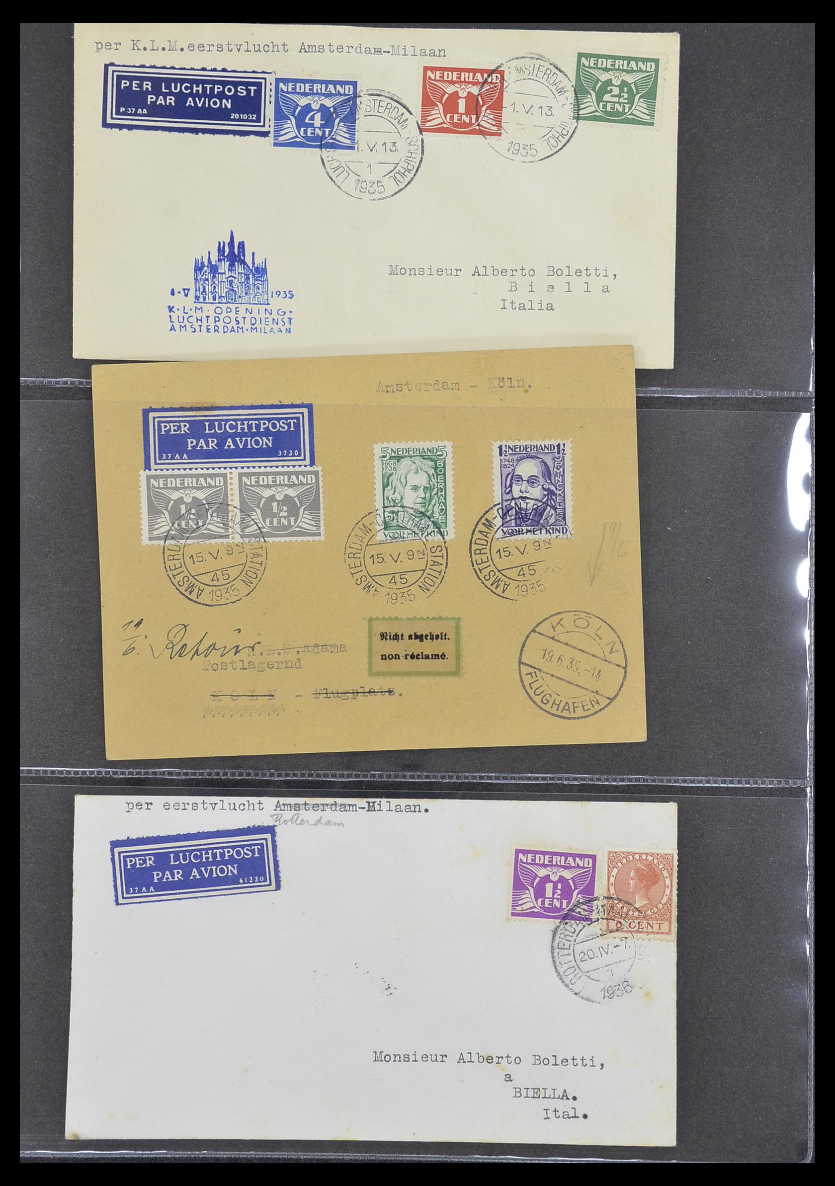 33330 121 - Stamp collection 33330 Netherlands covers 1852-1959.