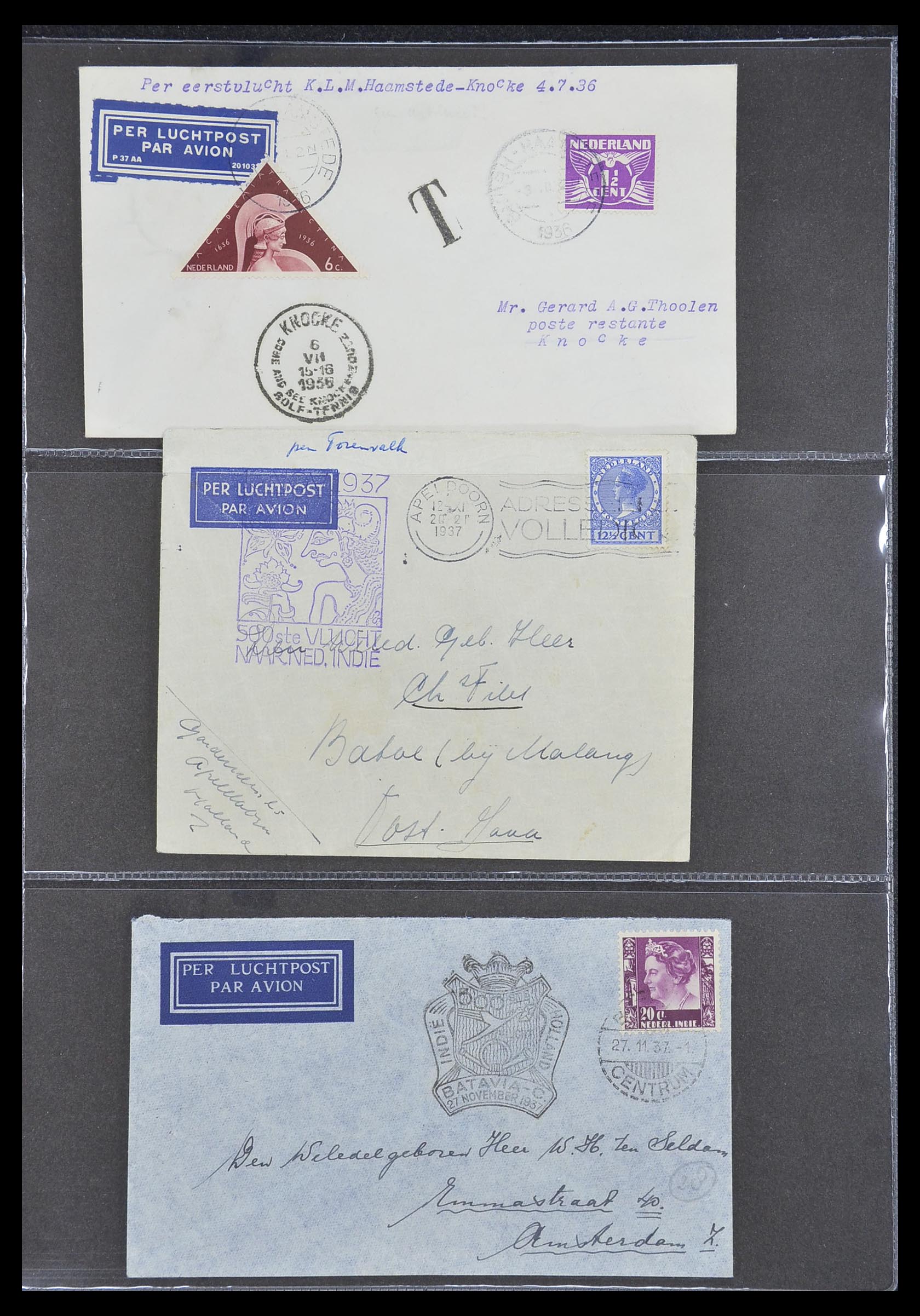 33330 125 - Stamp collection 33330 Netherlands covers 1852-1959.
