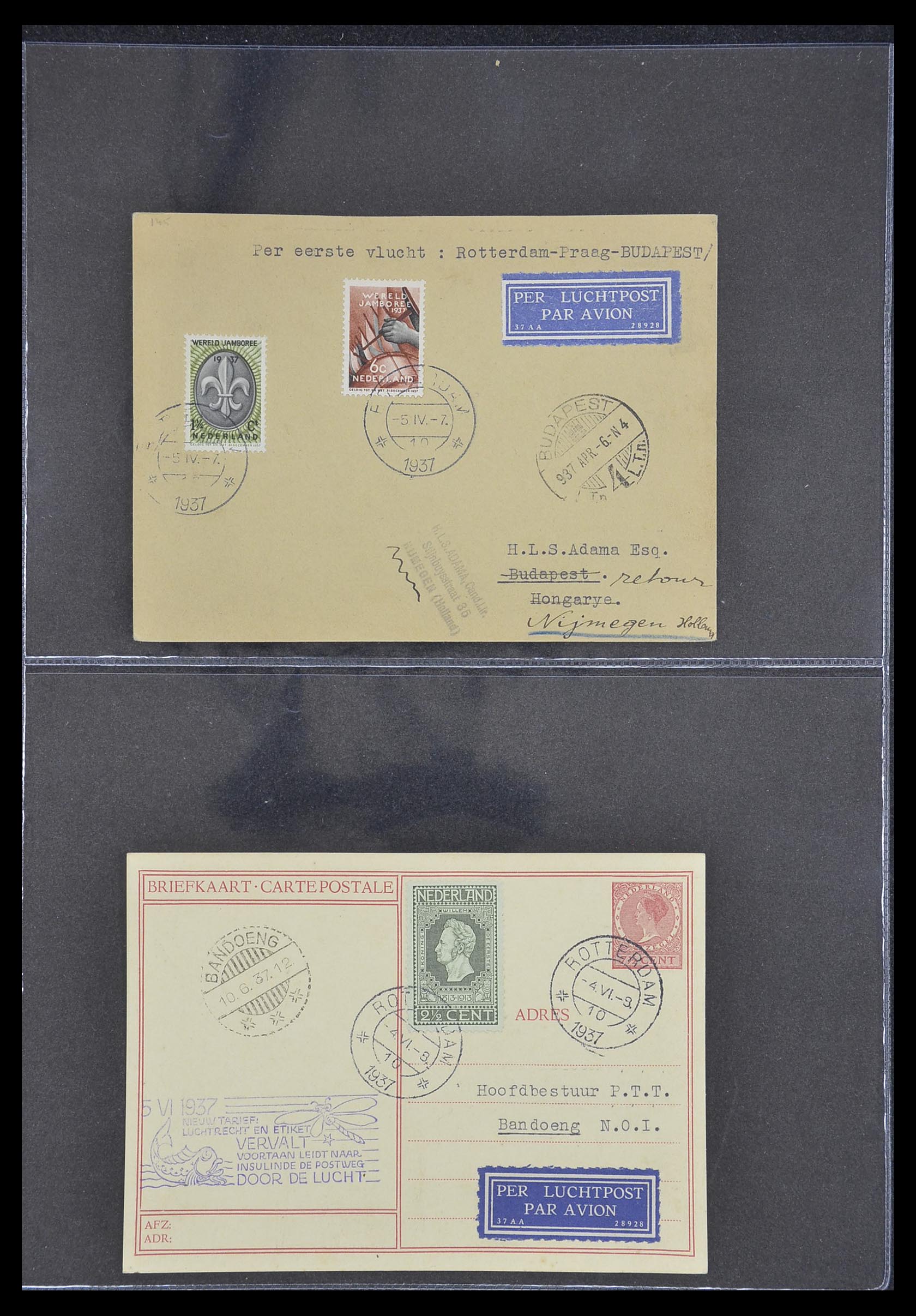 33330 127 - Stamp collection 33330 Netherlands covers 1852-1959.
