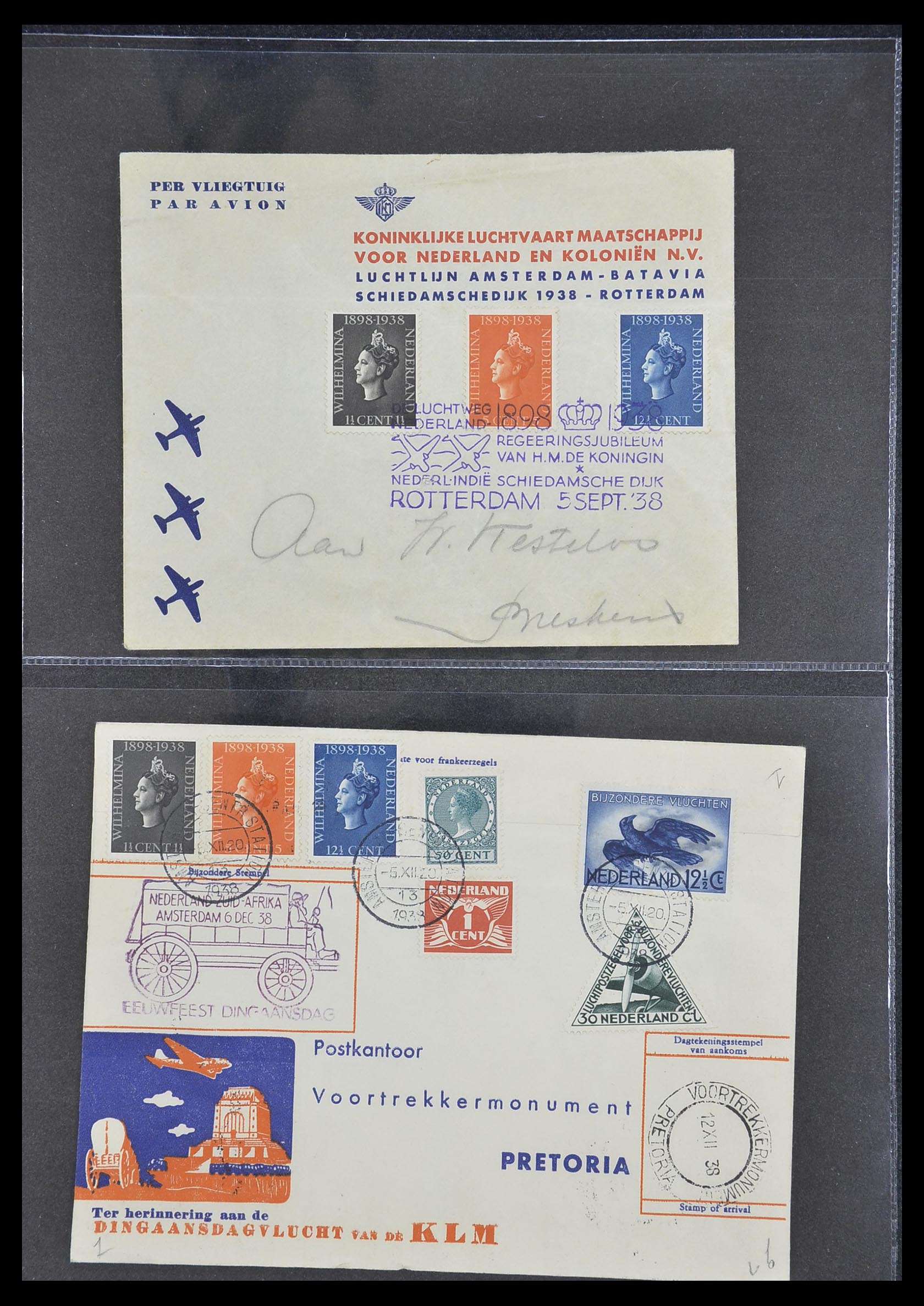 33330 131 - Stamp collection 33330 Netherlands covers 1852-1959.