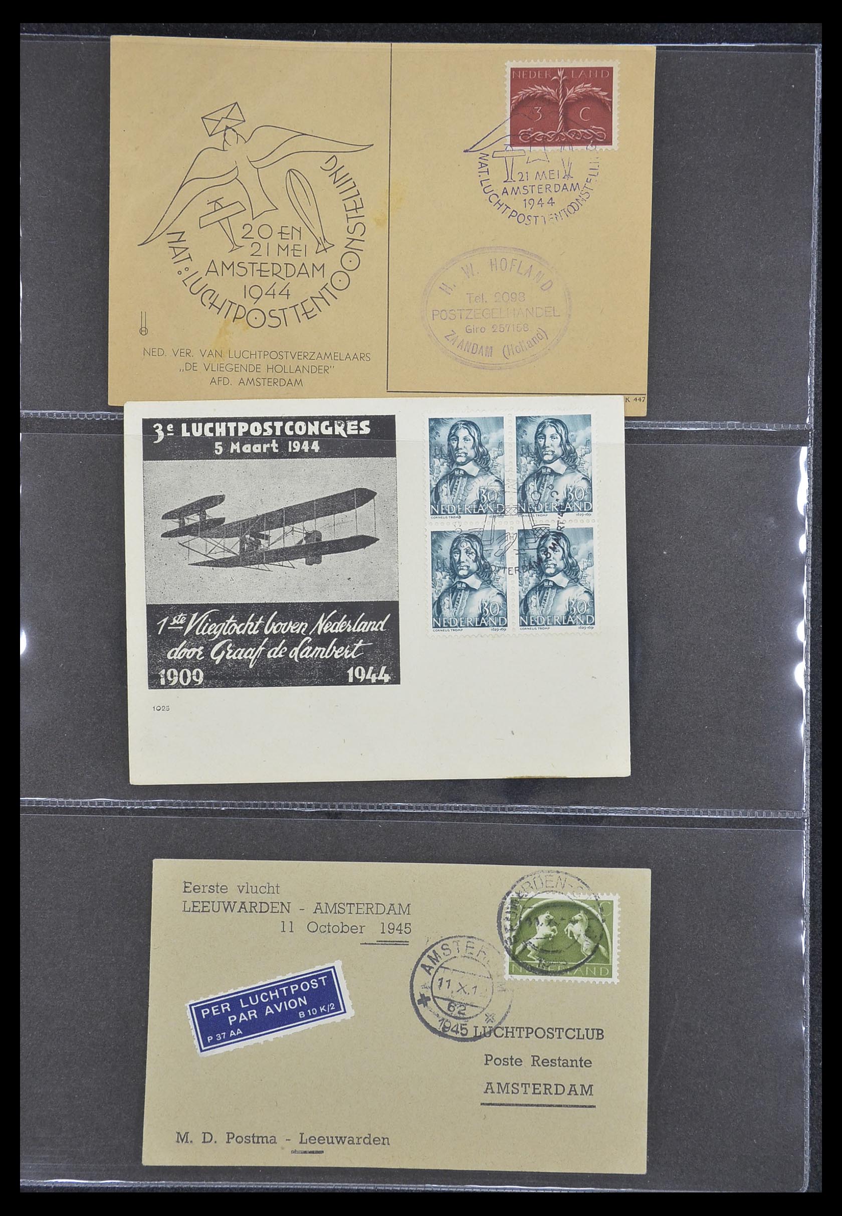 33330 143 - Stamp collection 33330 Netherlands covers 1852-1959.